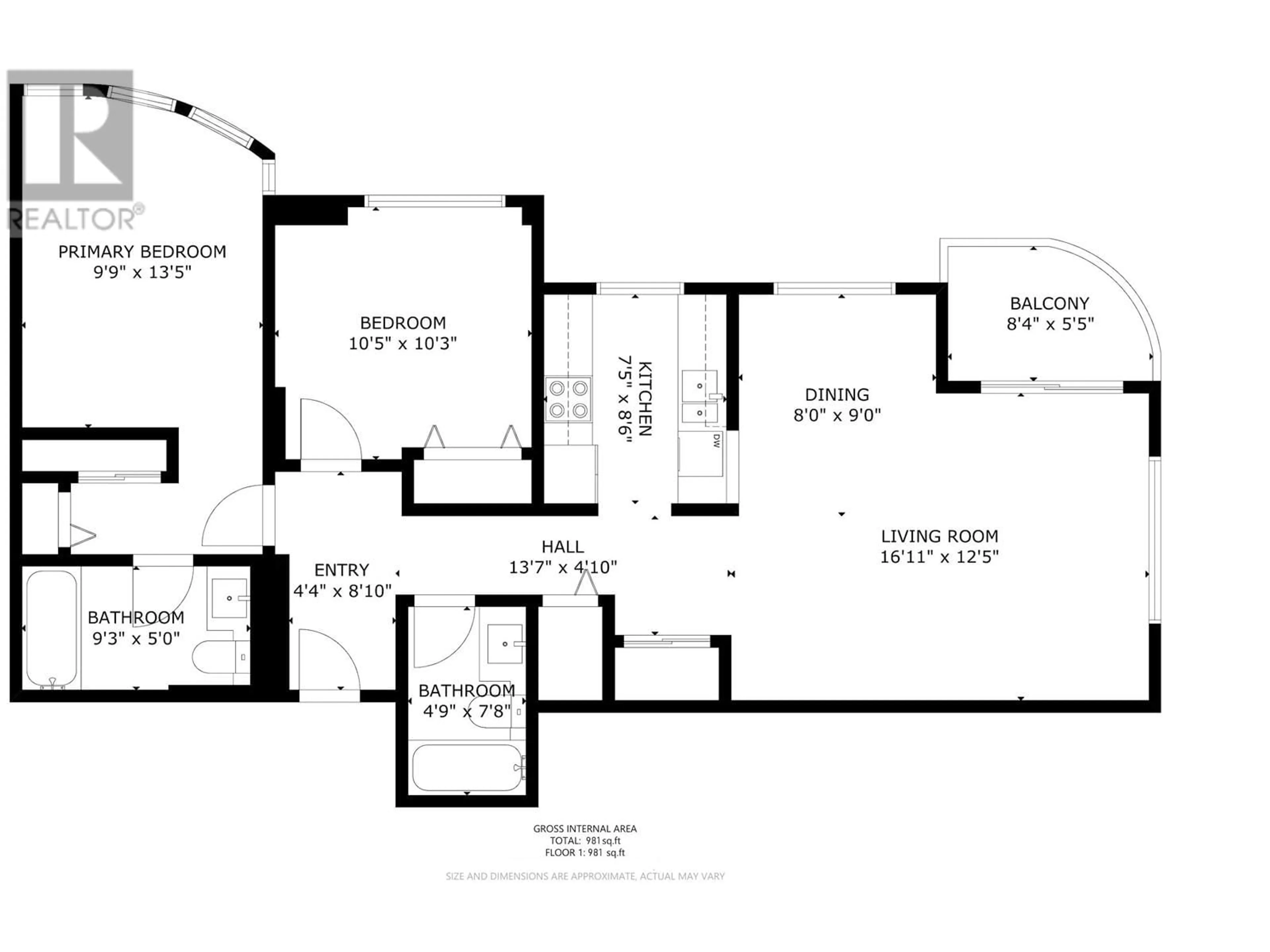 Floor plan for 1403 3071 GLEN DRIVE, Coquitlam British Columbia V3B7R1