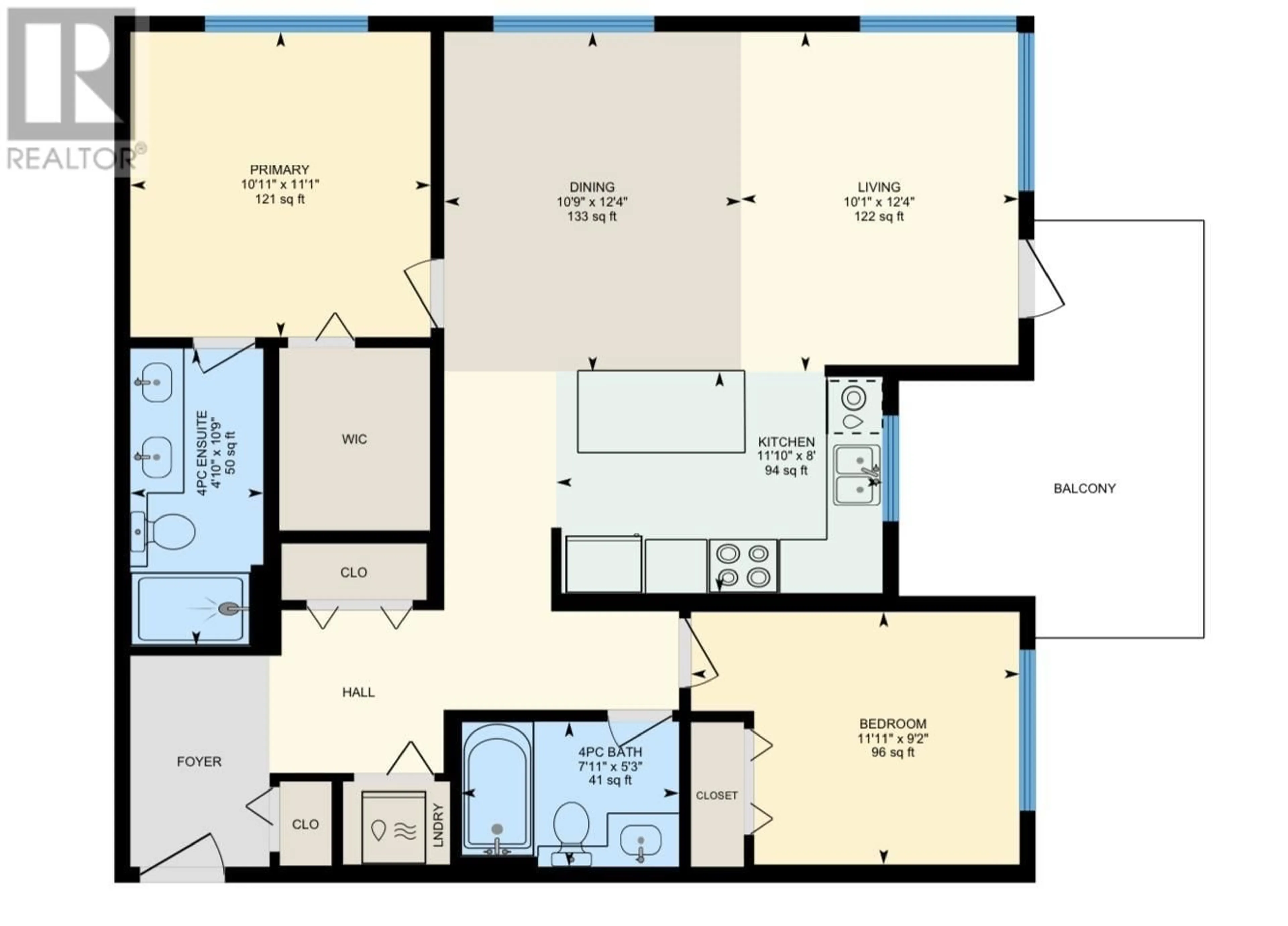 Floor plan for 504 615 COTTONWOOD AVENUE, Coquitlam British Columbia V3J0N4