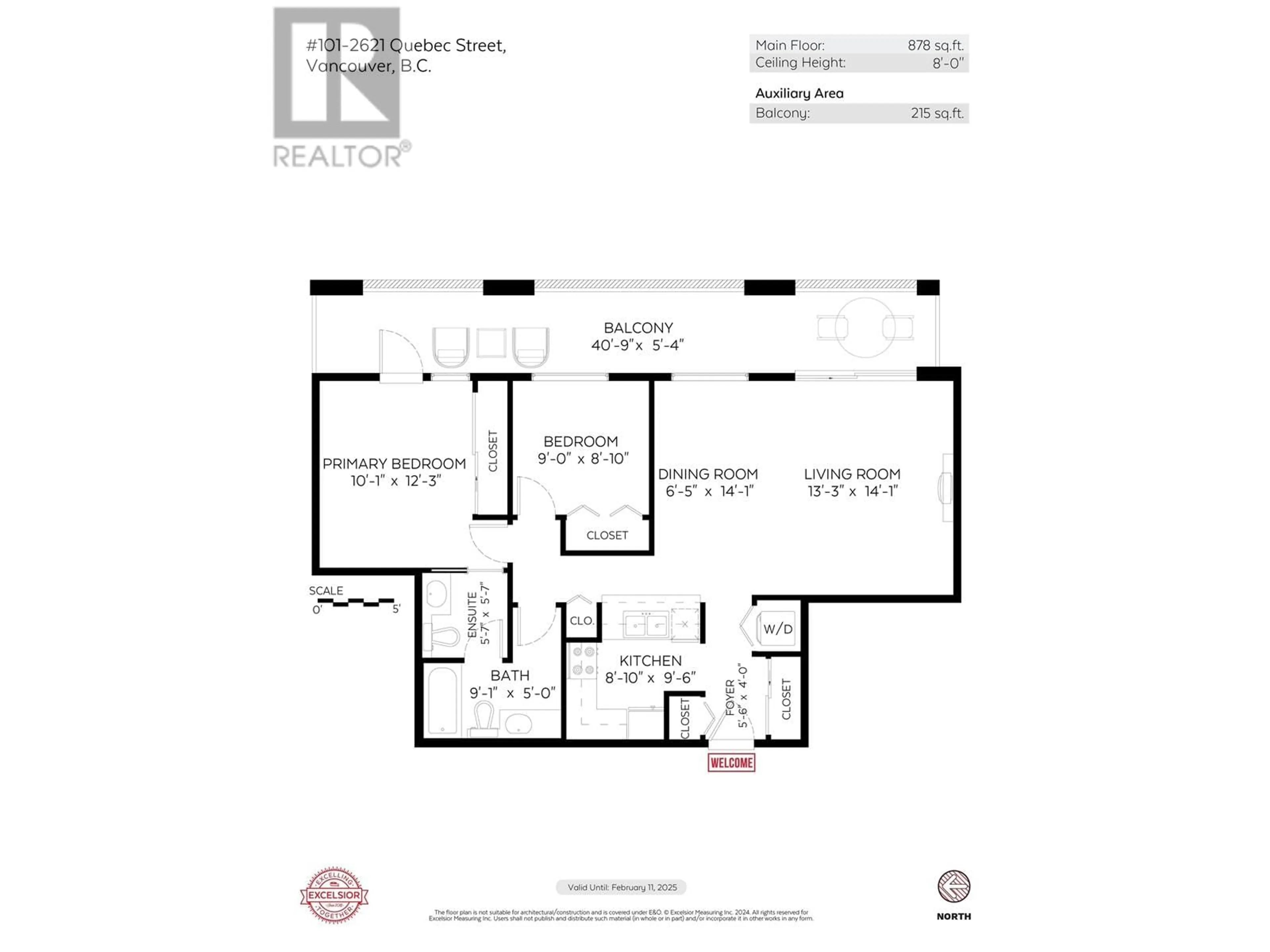 Floor plan for 101 2621 QUEBEC STREET, Vancouver British Columbia V5T3A6