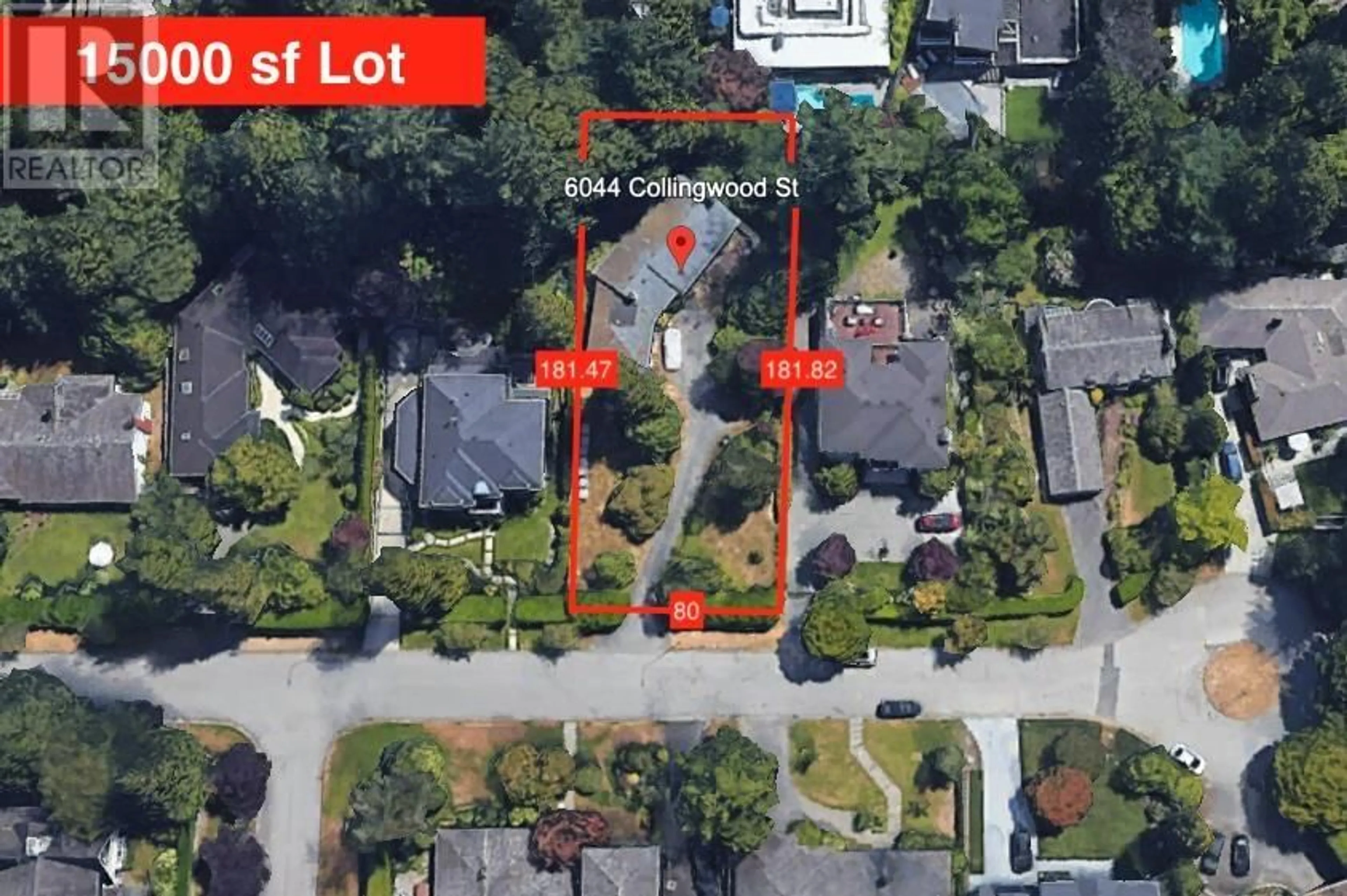 Street view for 6044 COLLINGWOOD STREET, Vancouver British Columbia V6N1T3