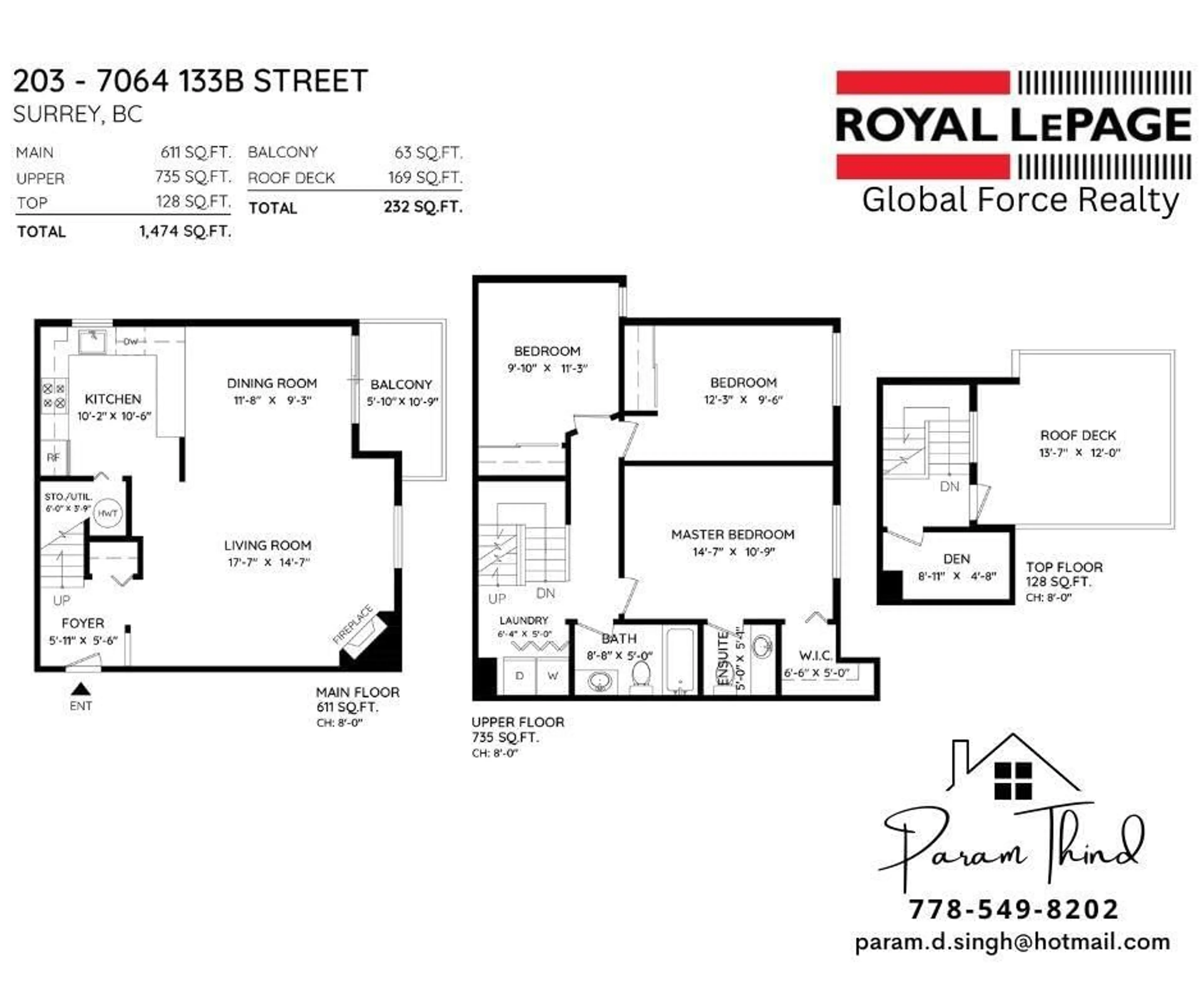 Floor plan for 203 7064 133B STREET, Surrey British Columbia V3W8A4