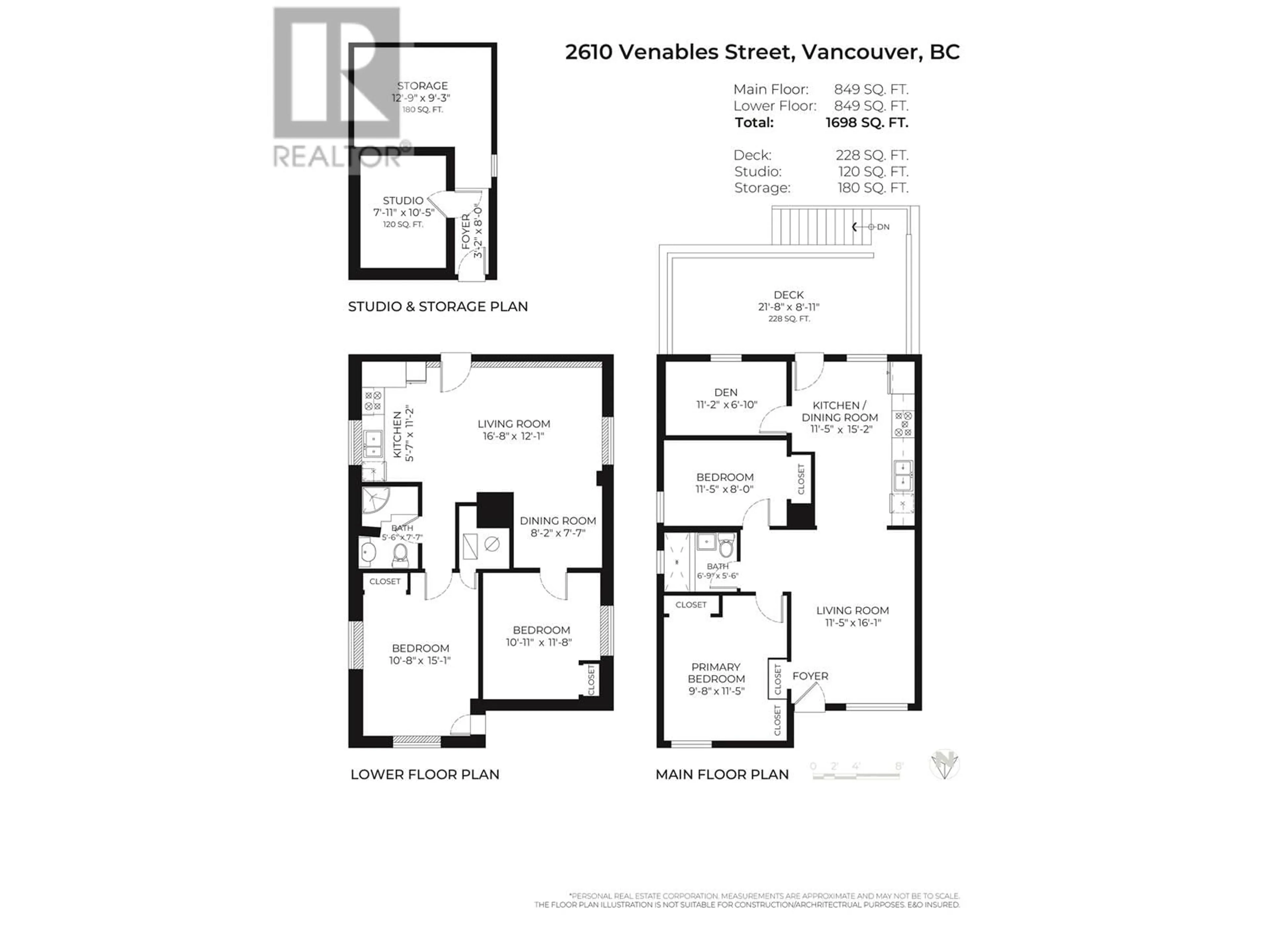 Floor plan for 2610 VENABLES STREET, Vancouver British Columbia V5K2R3