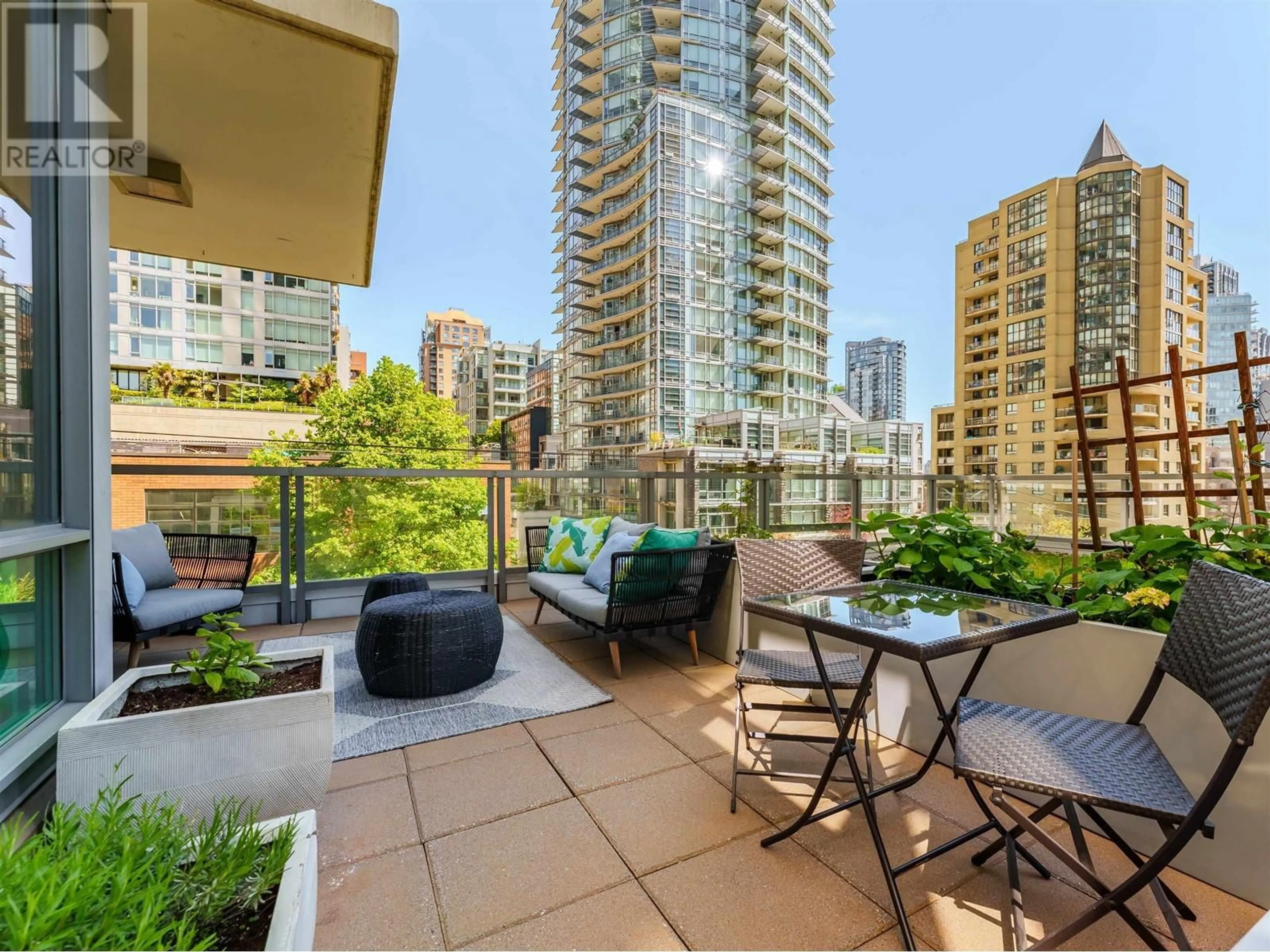 Patio for 506 1308 HORNBY STREET, Vancouver British Columbia V6Z0C5