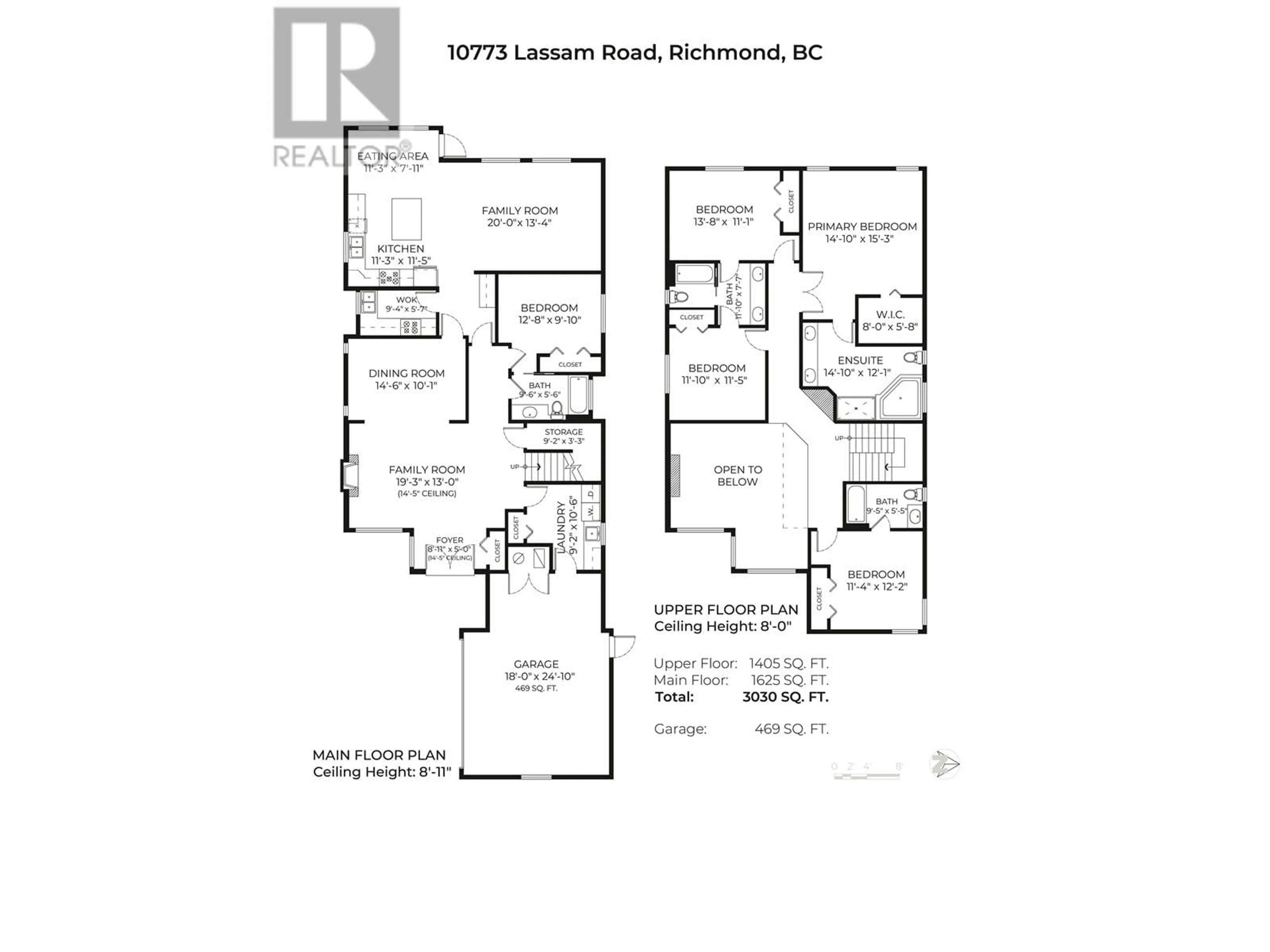 Floor plan for 10773 LASSAM ROAD, Richmond British Columbia V7E2C2