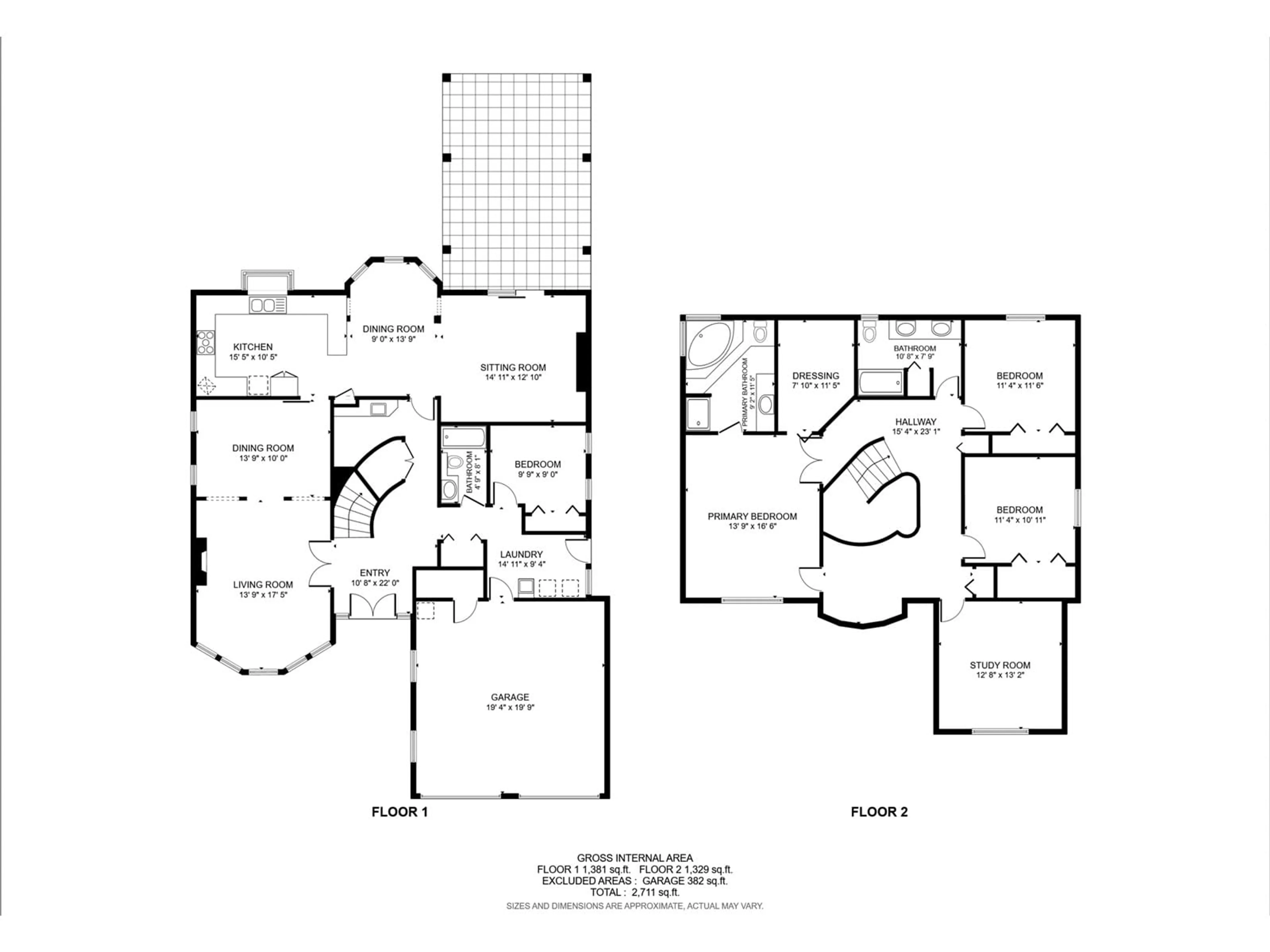 Floor plan for 15703 95 AVENUE, Surrey British Columbia V4N3B5
