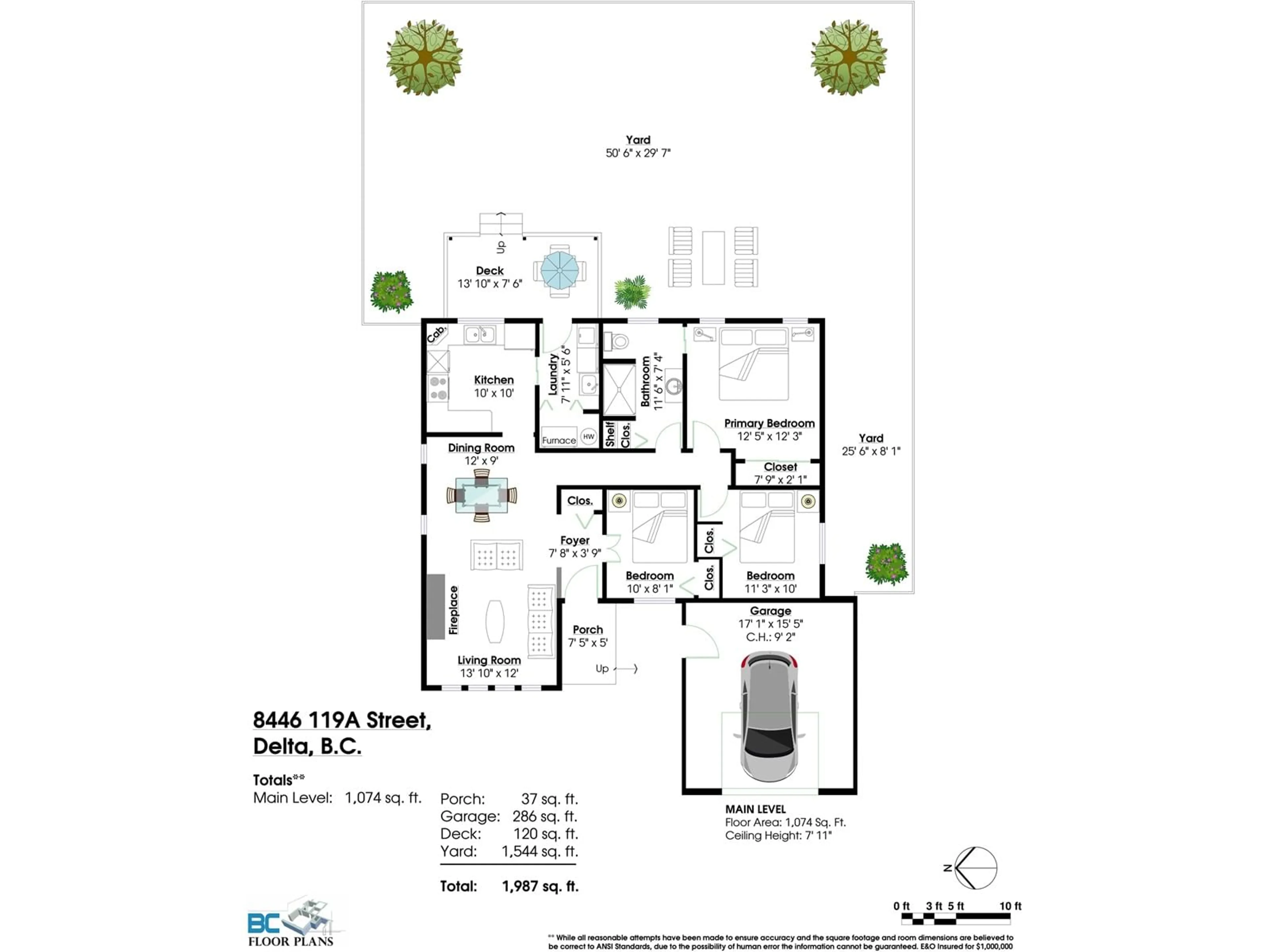 Floor plan for 8446 119A STREET, Delta British Columbia V4C7Z5