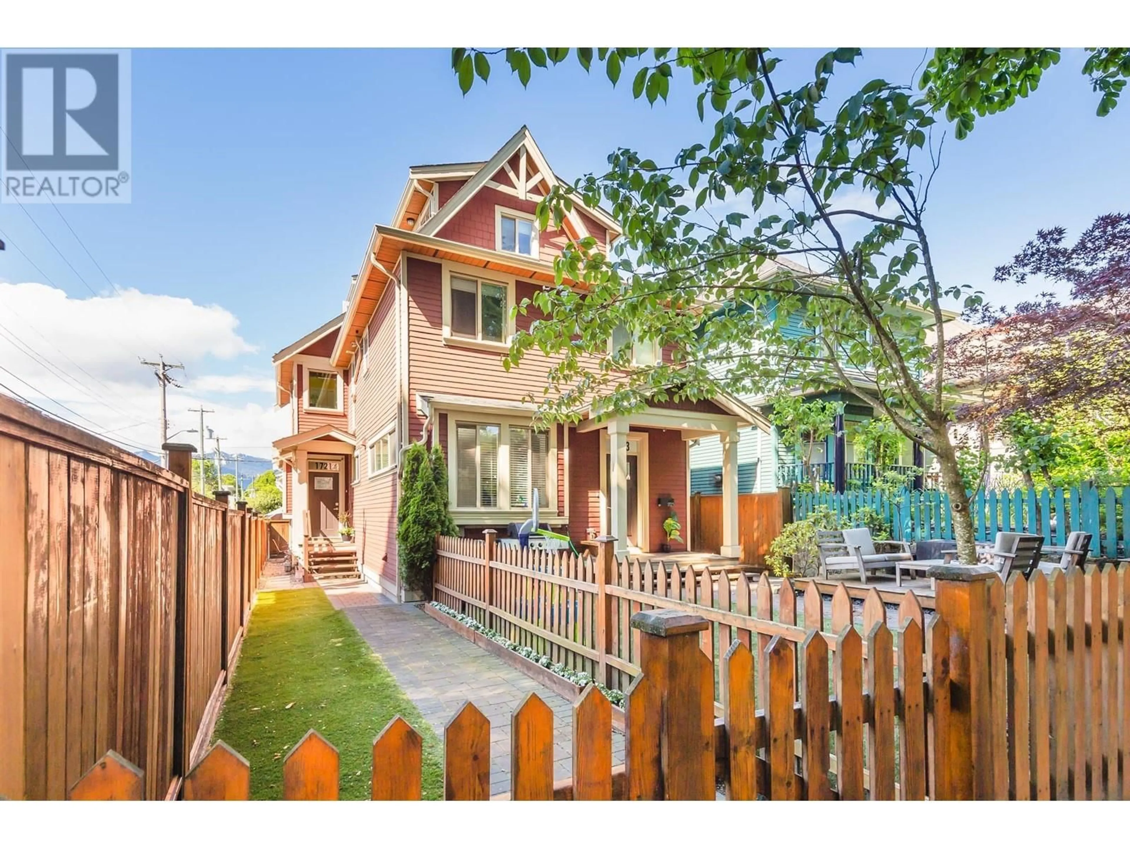 Frontside or backside of a home for 1721 NAPIER STREET, Vancouver British Columbia V5L2N1