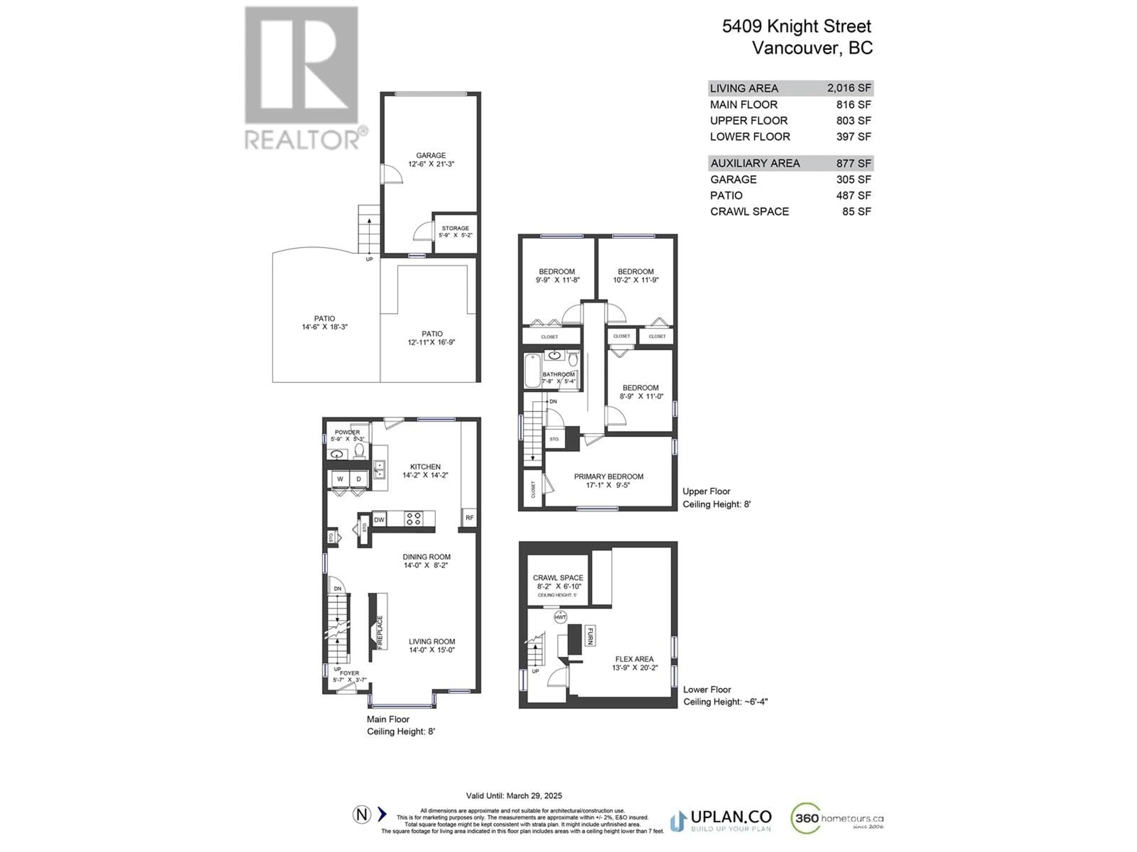 Floor plan for 5409 KNIGHT STREET, Vancouver British Columbia V5P2T8