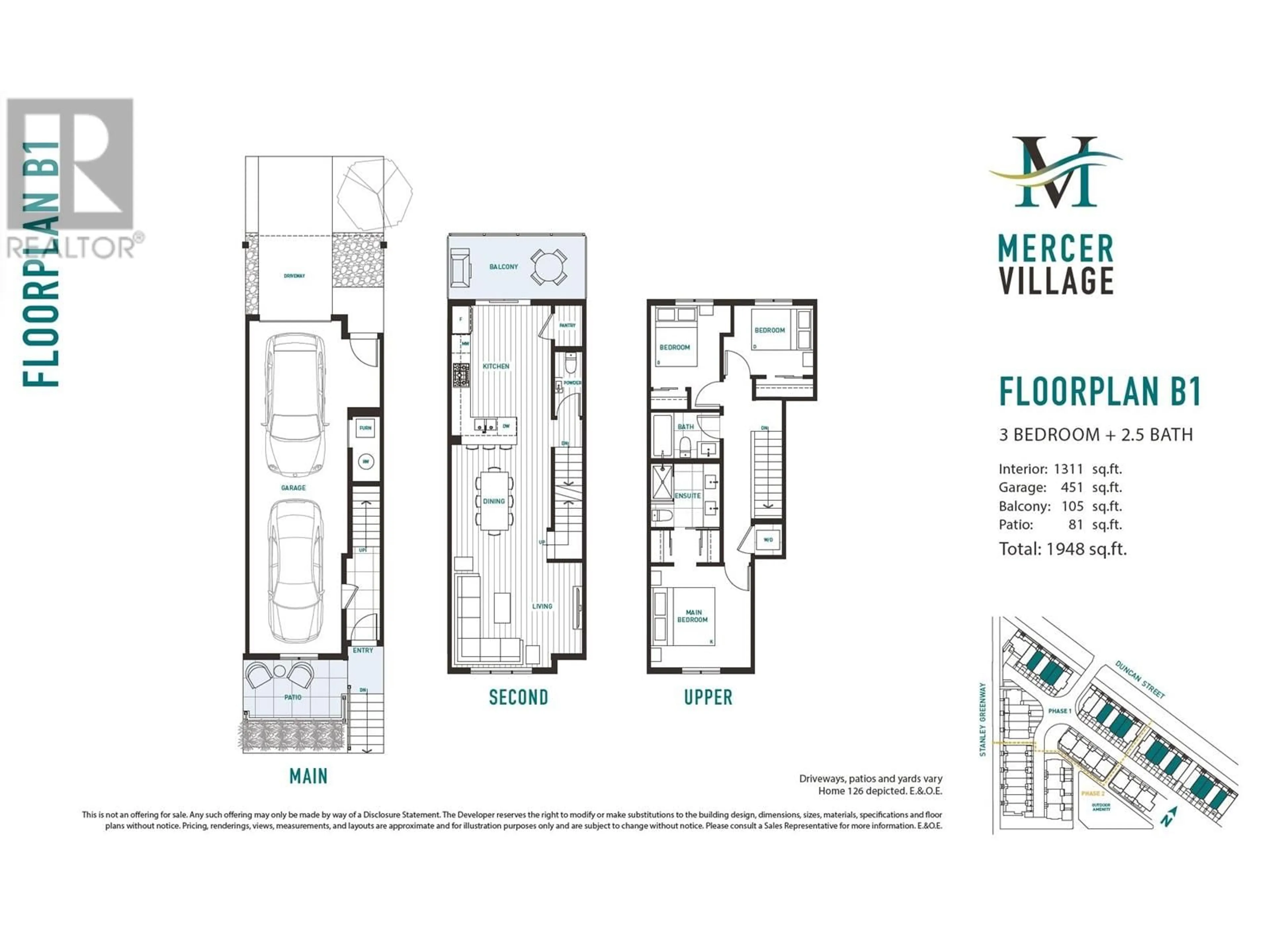 Floor plan for 141 388 DUNCAN STREET, New Westminster British Columbia V3M5H1