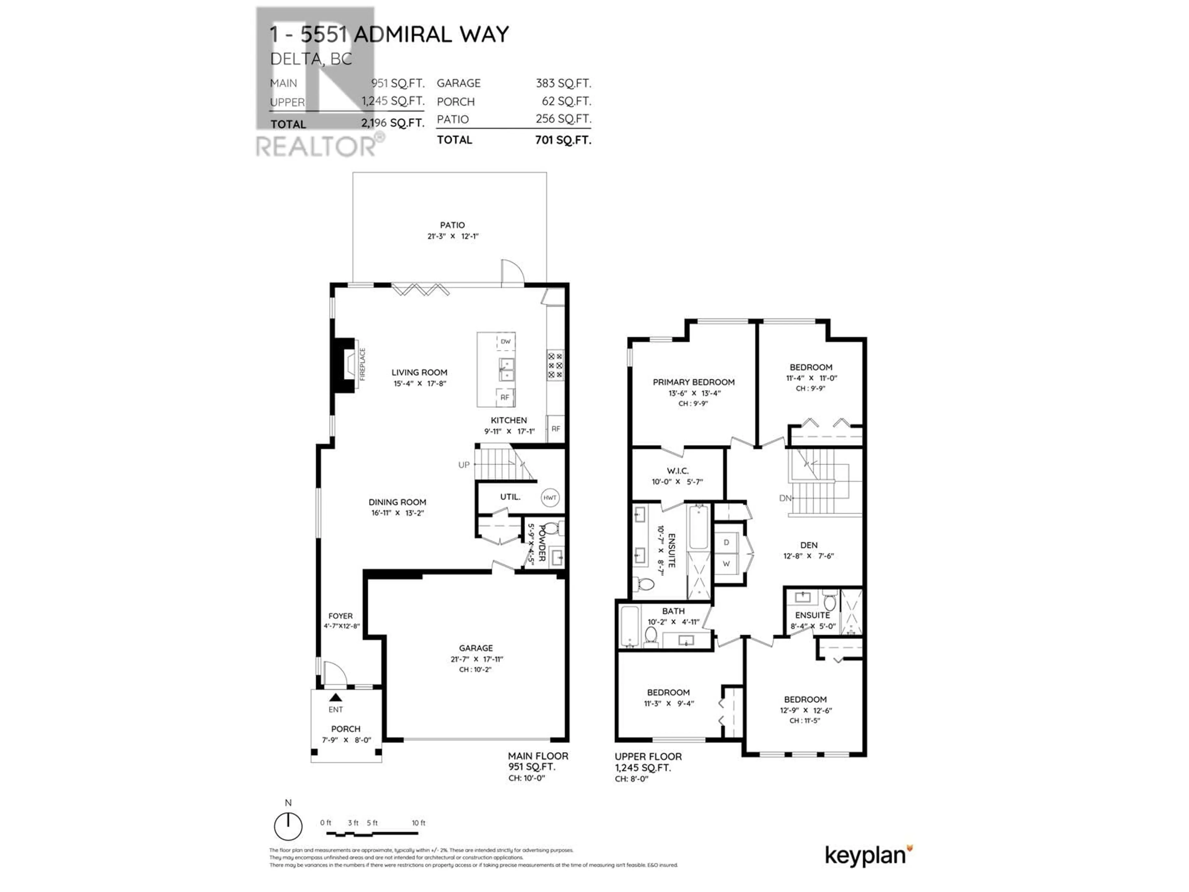 Floor plan for 1 5551 ADMIRAL WAY, Delta British Columbia V4K0C9