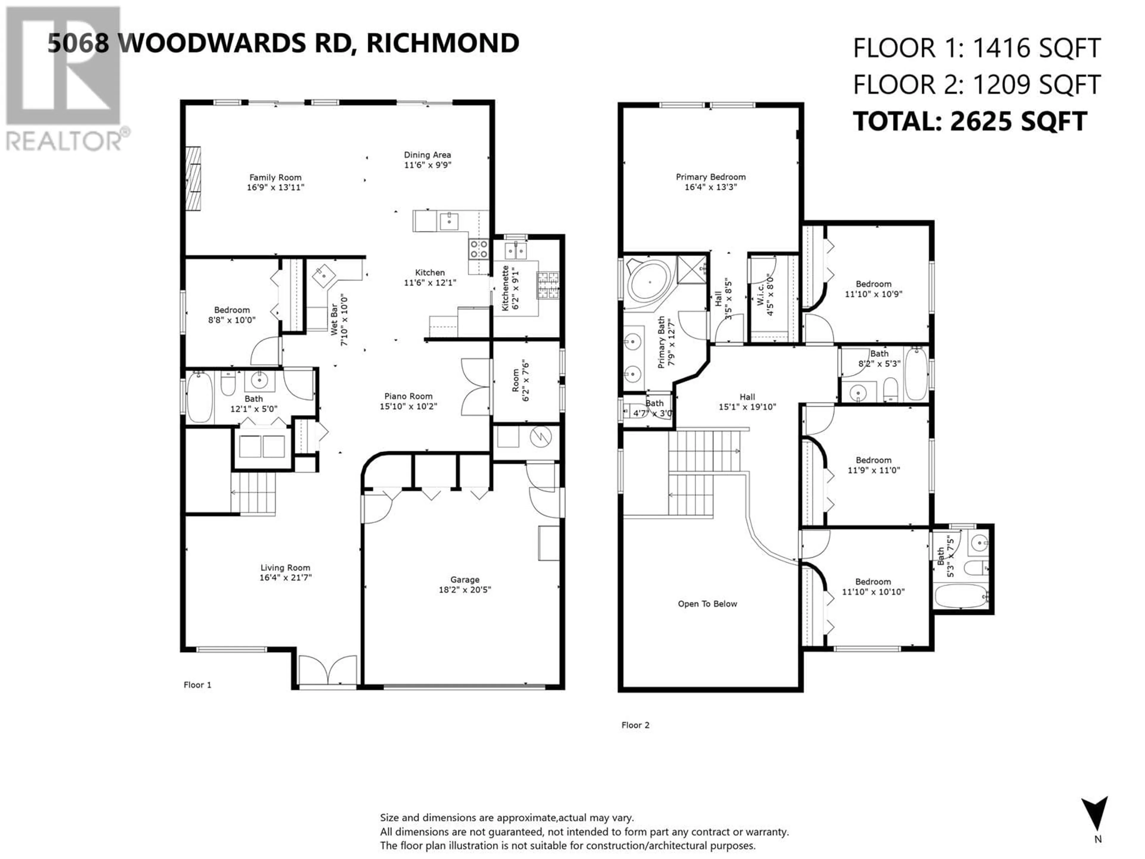 Floor plan for 5068 WOODWARDS ROAD, Richmond British Columbia V7E1H1
