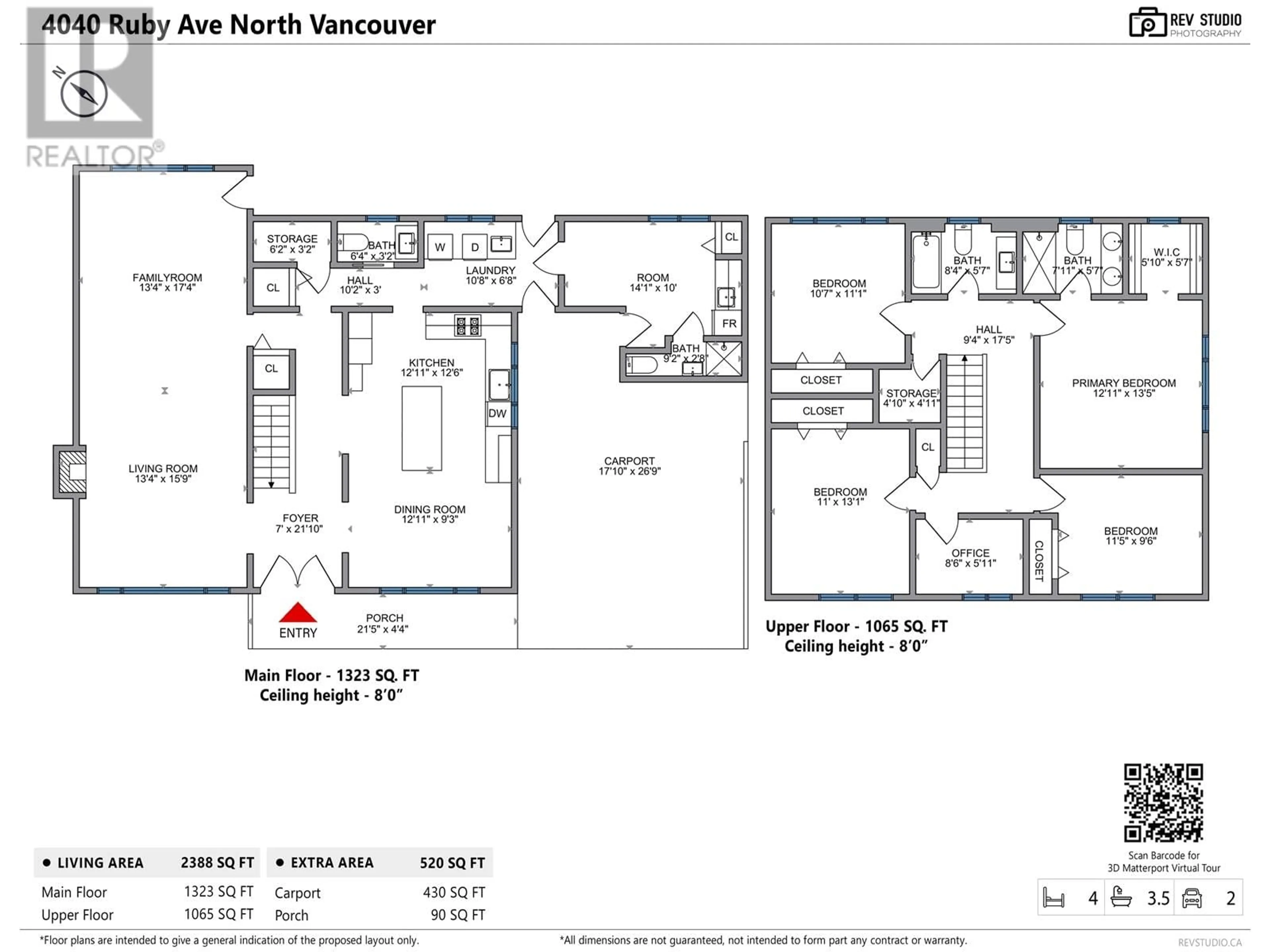 Floor plan for 4040 RUBY AVENUE, North Vancouver British Columbia V7R4B2