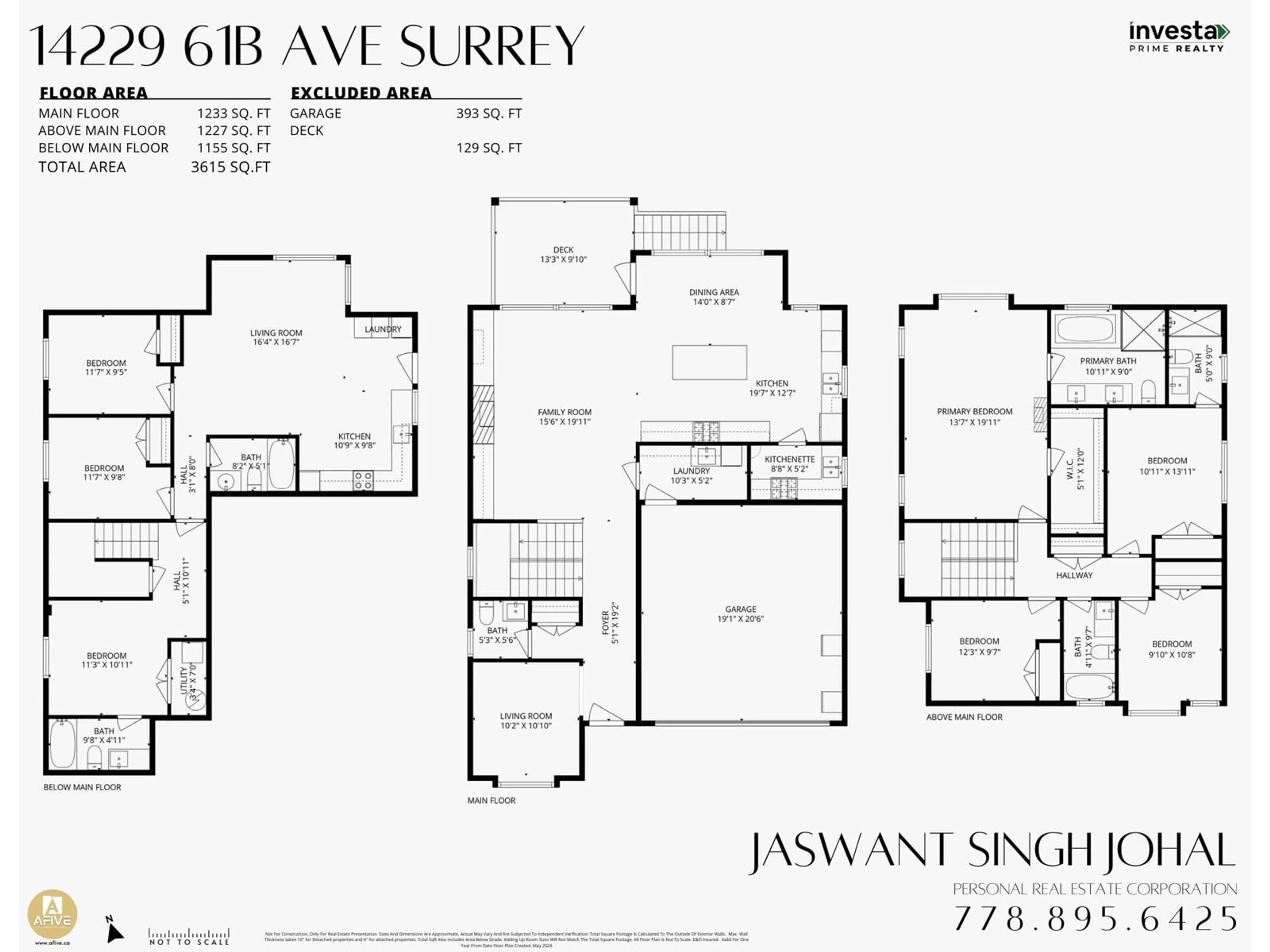 Floor plan for 14233 61B AVENUE, Surrey British Columbia V3S6T6