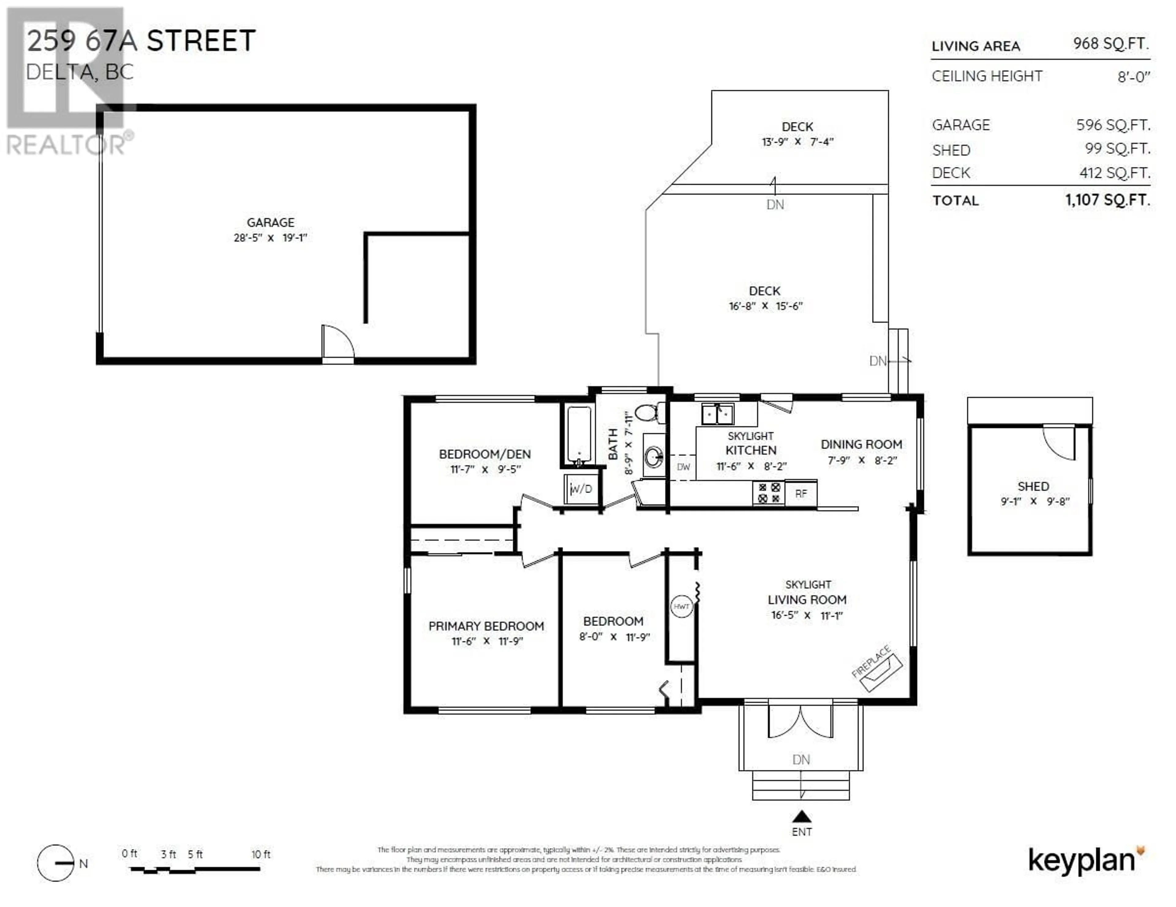 Floor plan for 259 67A STREET, Delta British Columbia V4L1L2