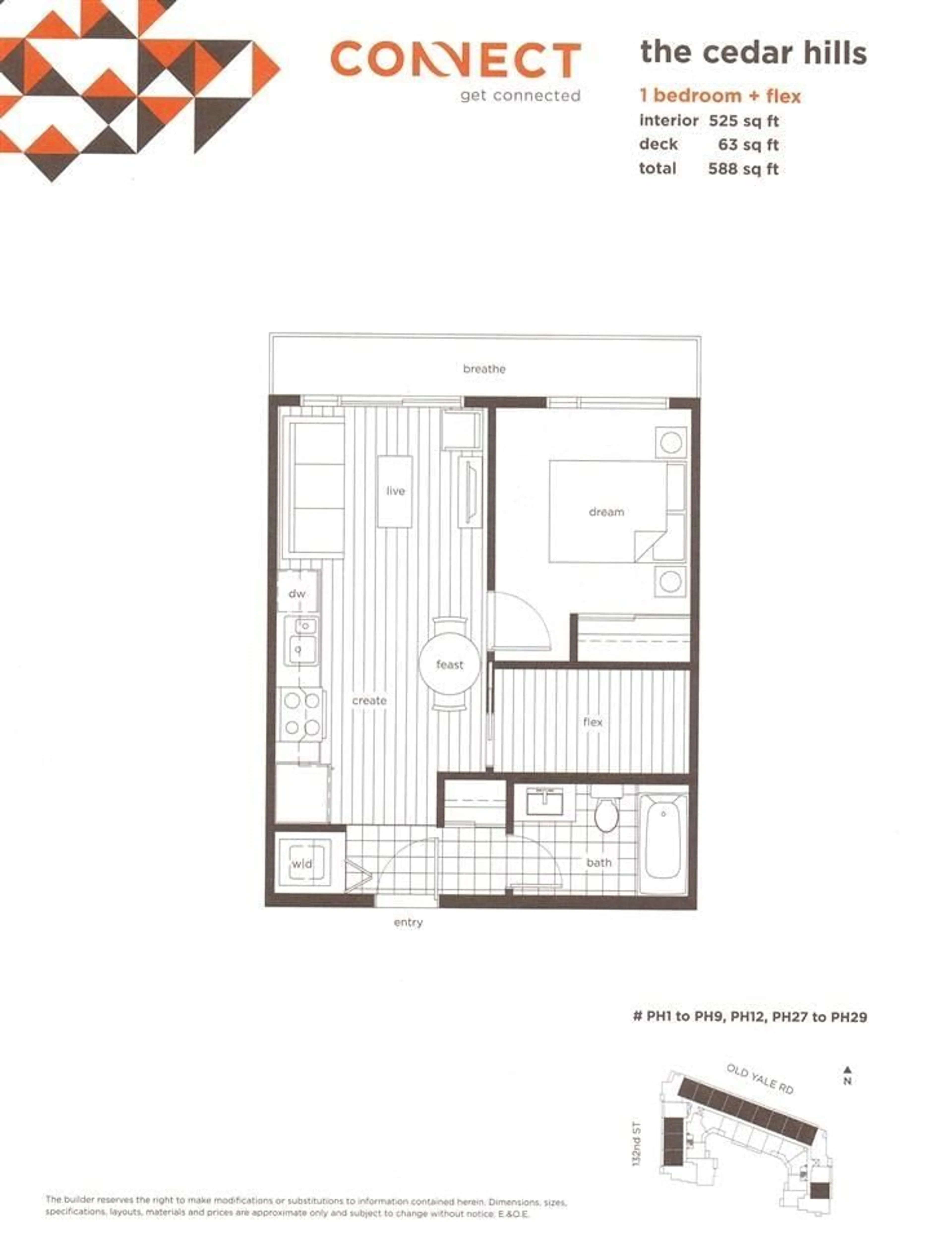 Floor plan for 429 13228 OLD YALE ROAD, Surrey British Columbia V3T0K3