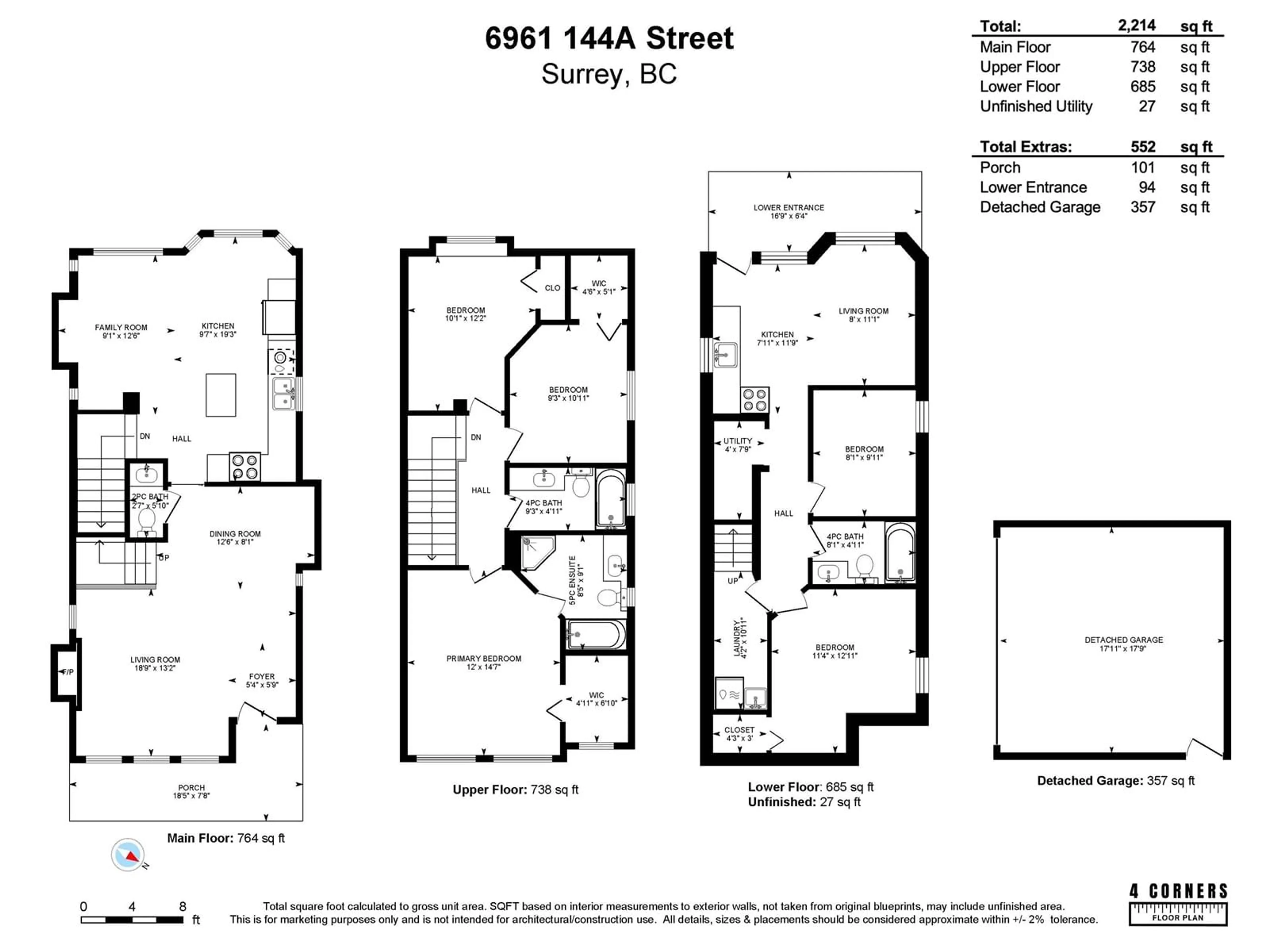 Floor plan for 6961 144A STREET, Surrey British Columbia V3S2X8
