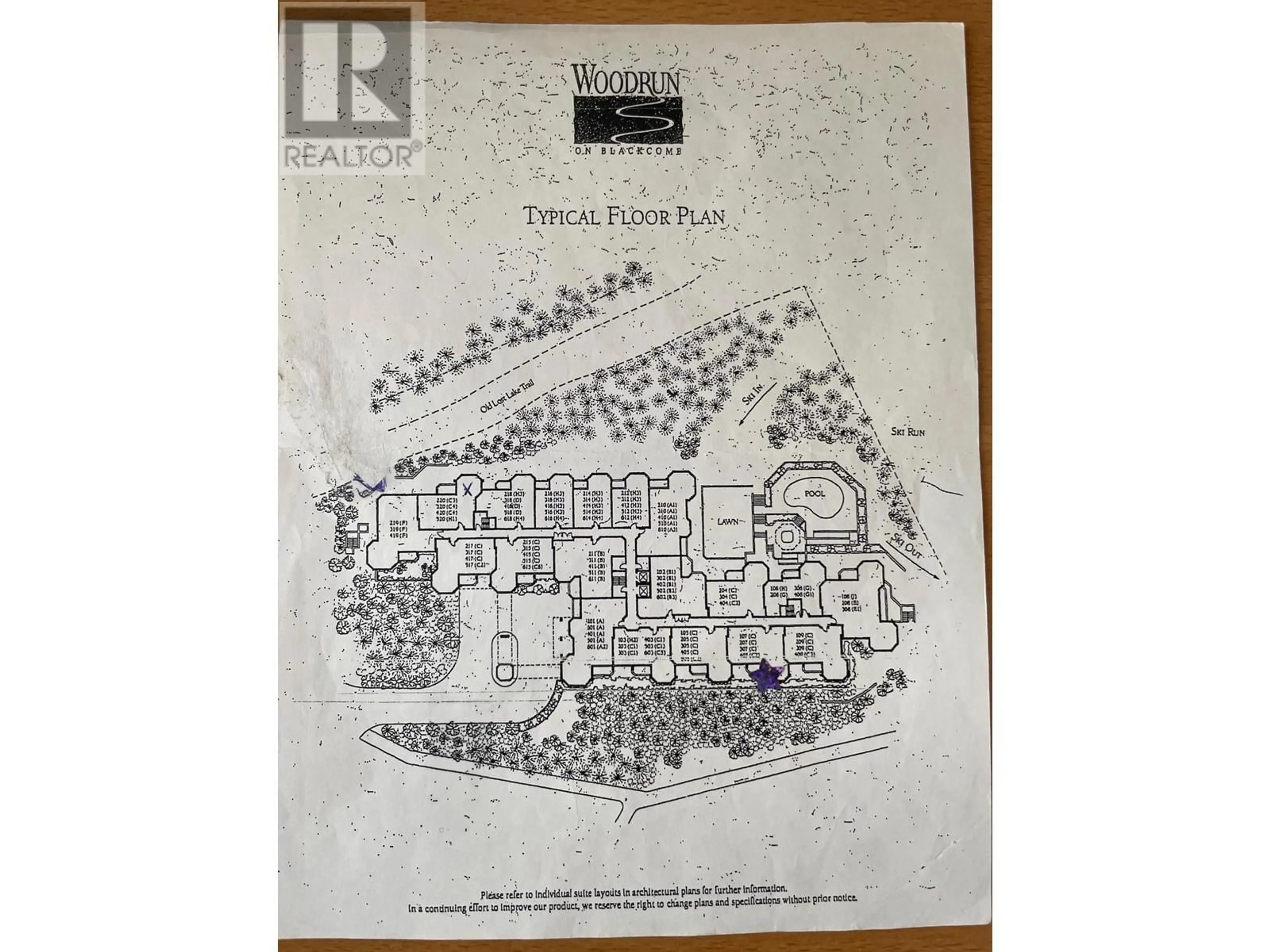 Floor plan for Week 30 407-4910 SPEARHEAD PLACE, Whistler British Columbia V0N1B4