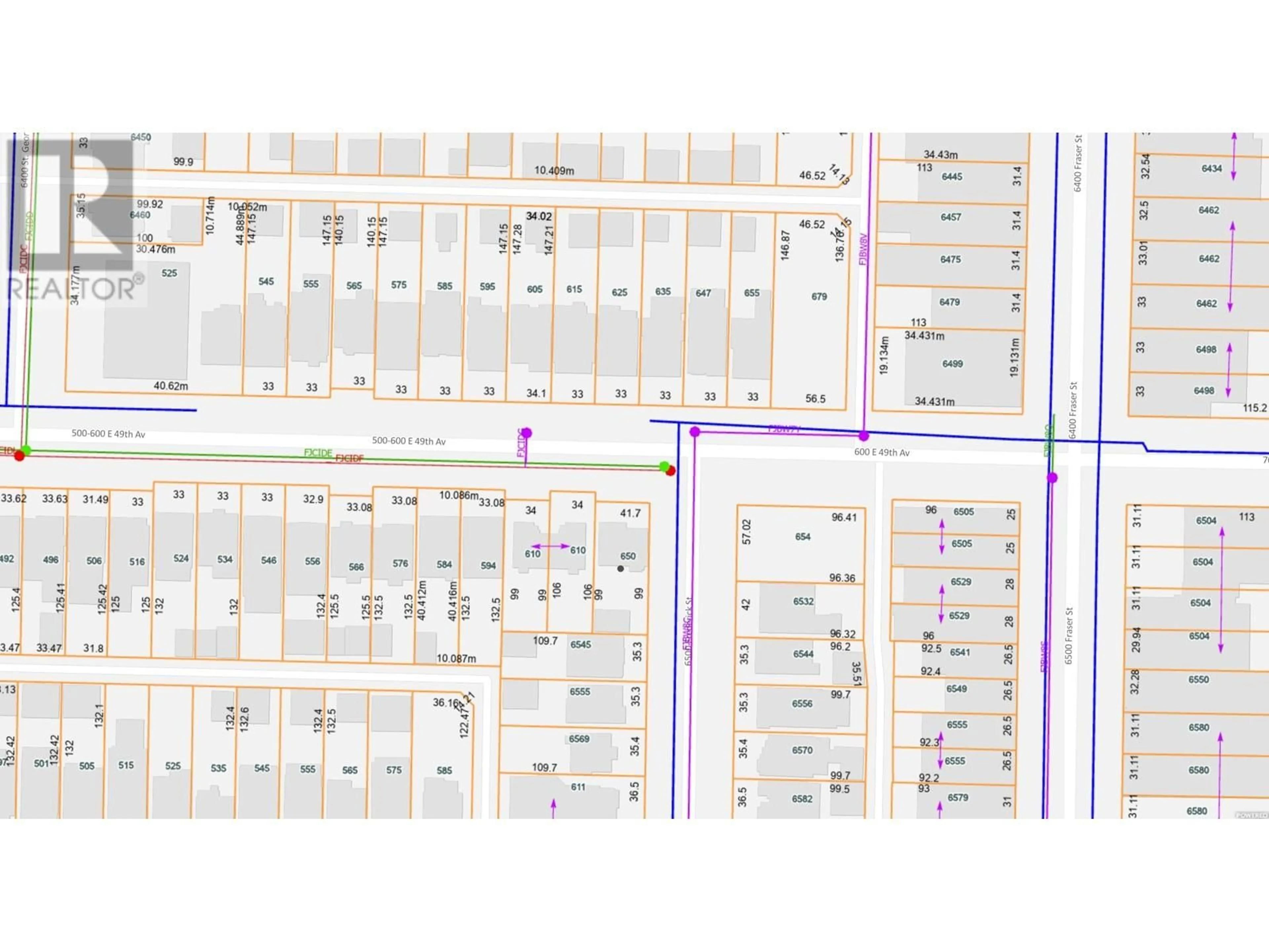 Picture of a map for 650 E 49TH AVENUE, Vancouver British Columbia V5W2G9