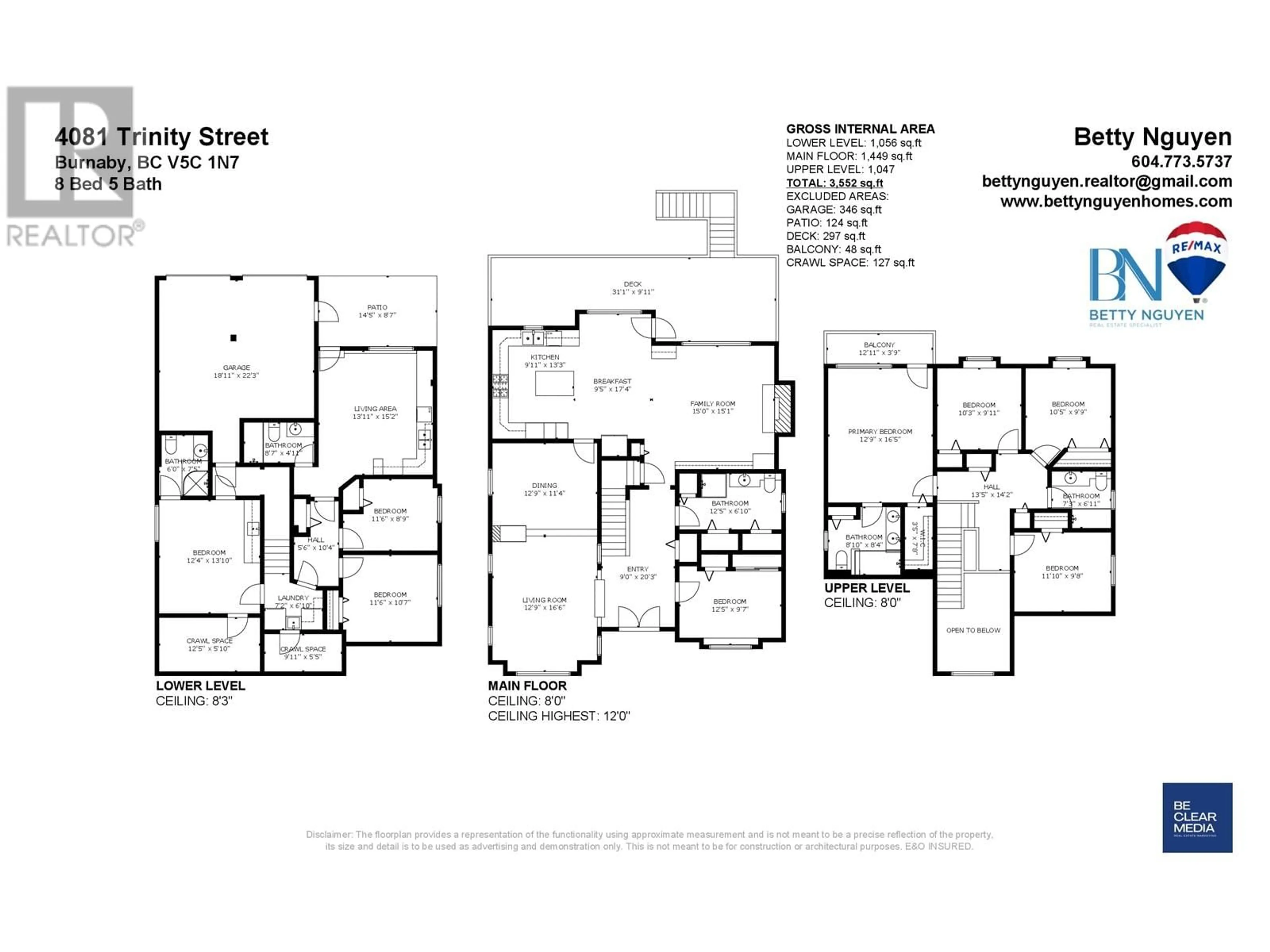 Floor plan for 4081 TRINITY STREET, Burnaby British Columbia V5C1N7