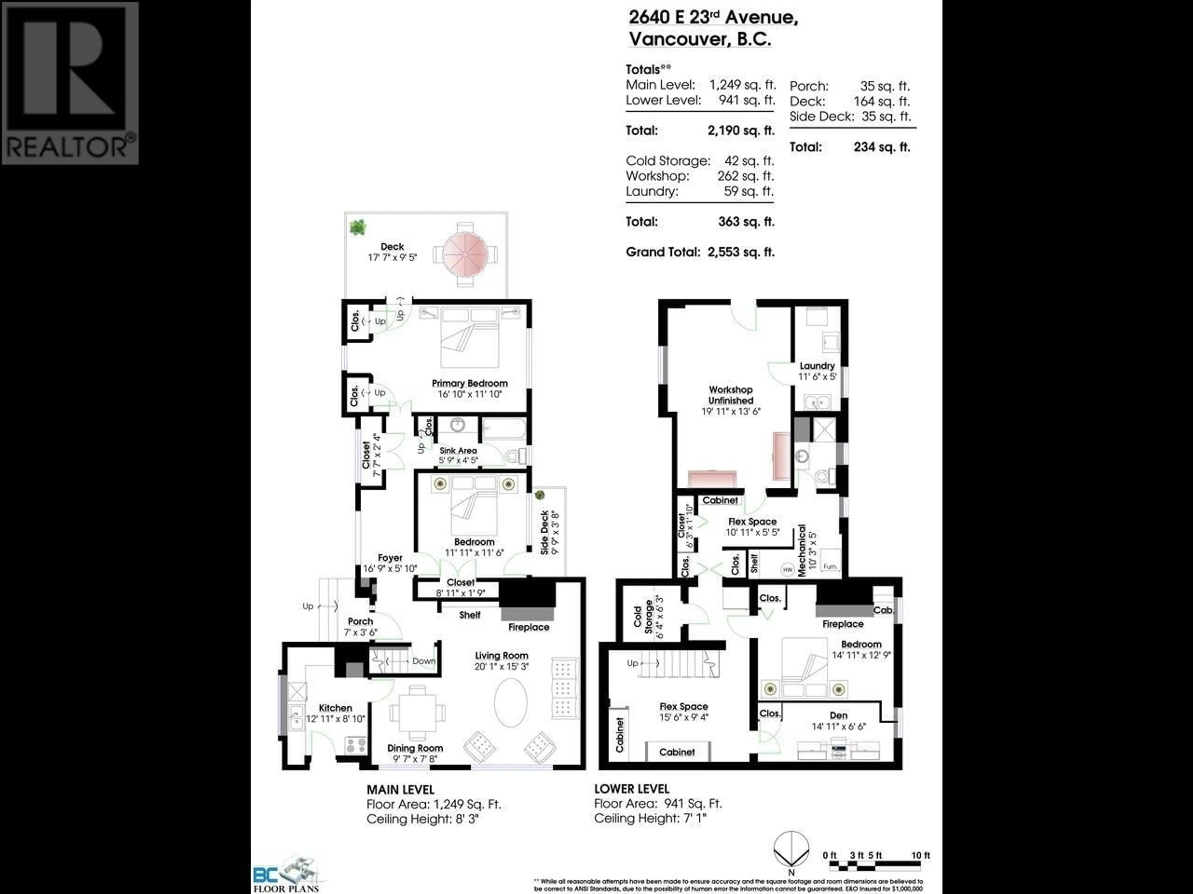 Floor plan for 2640 E 23RD AVENUE, Vancouver British Columbia V5R1A6