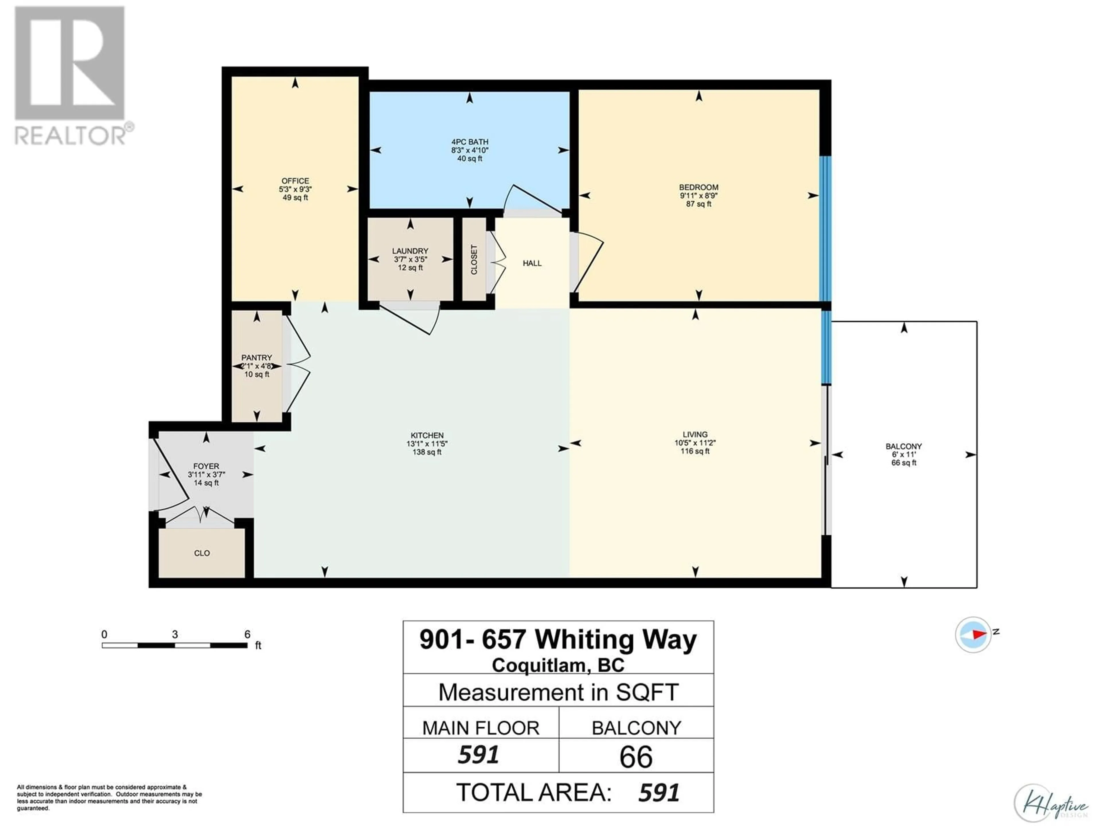 Floor plan for 901 657 WHITING WAY, Coquitlam British Columbia V3J0J6