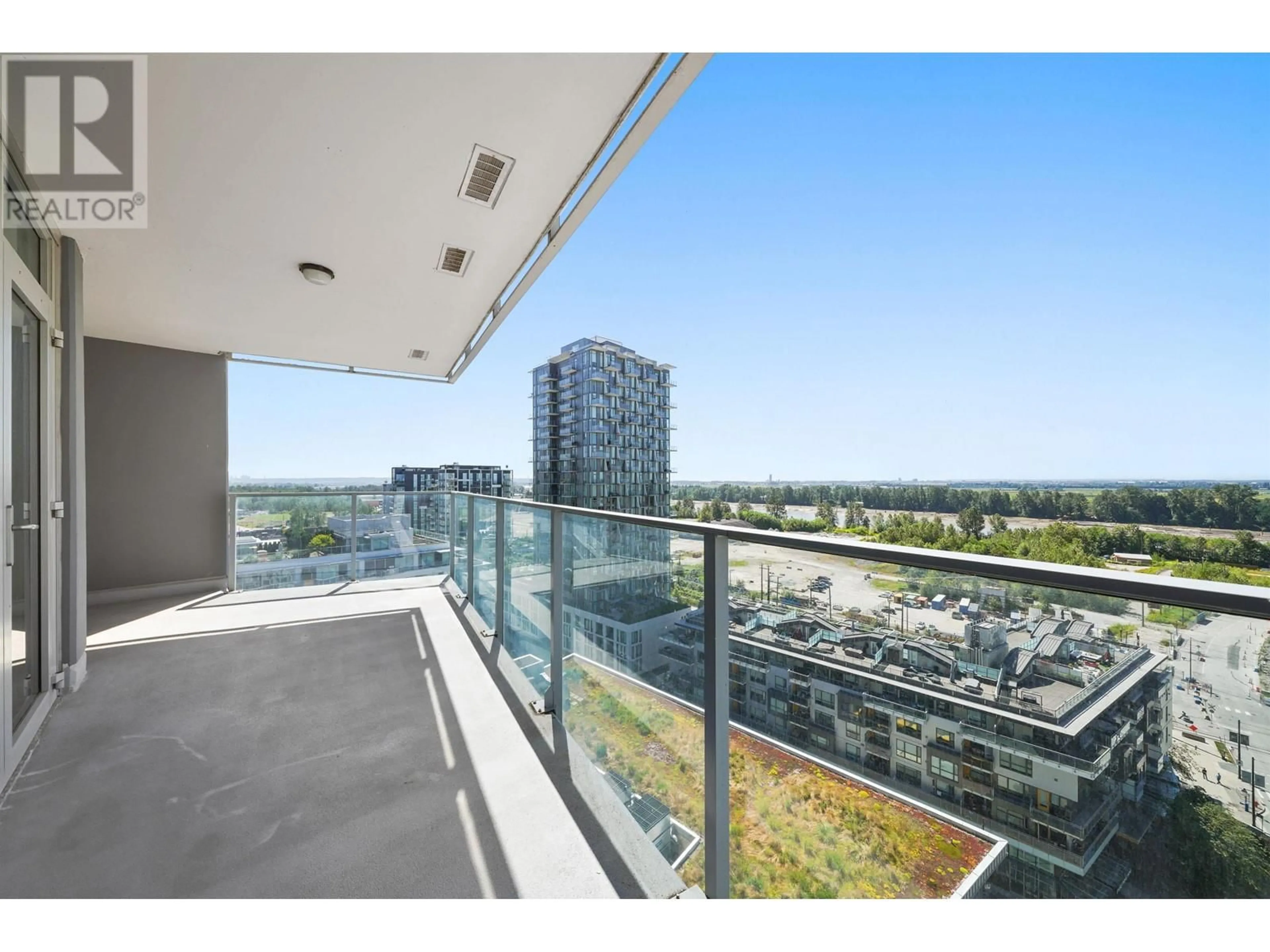 Balcony in the apartment for 1806 8538 RIVER DISTRICT CROSSING, Vancouver British Columbia V5S0C9