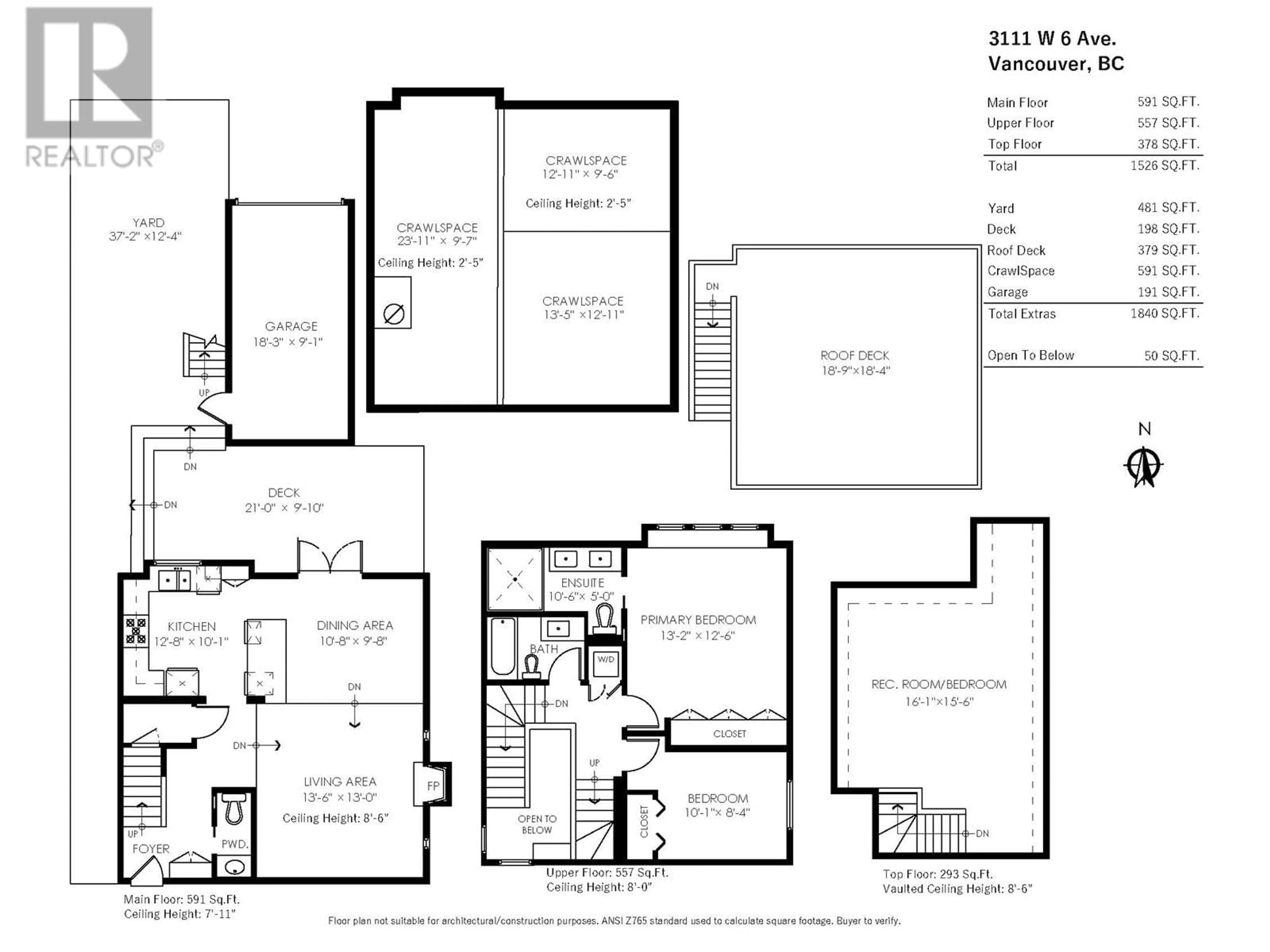 Floor plan for 3111 W 6TH AVENUE, Vancouver British Columbia V6K1X5