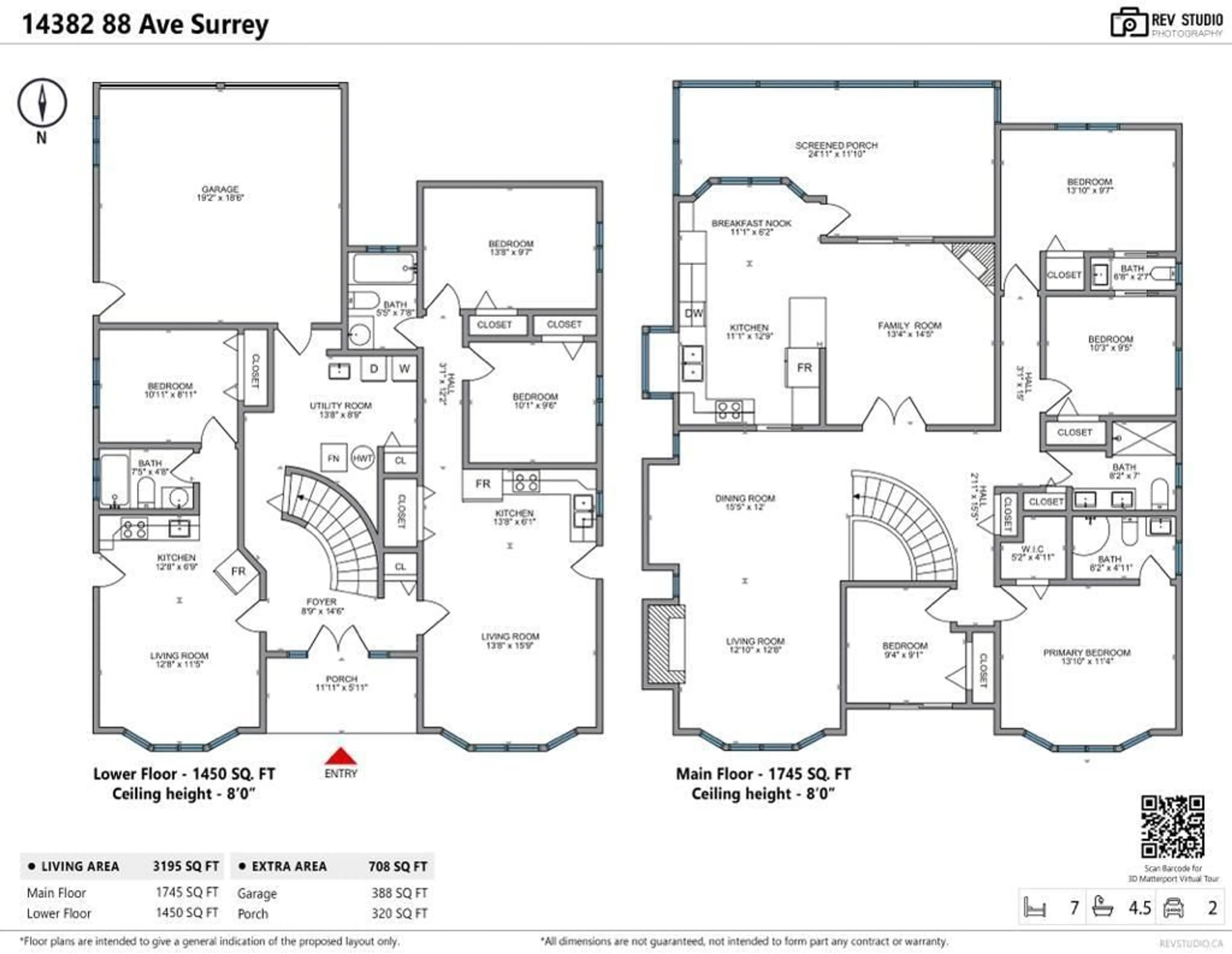 Floor plan for 14382 88 AVENUE, Surrey British Columbia V3W3L7