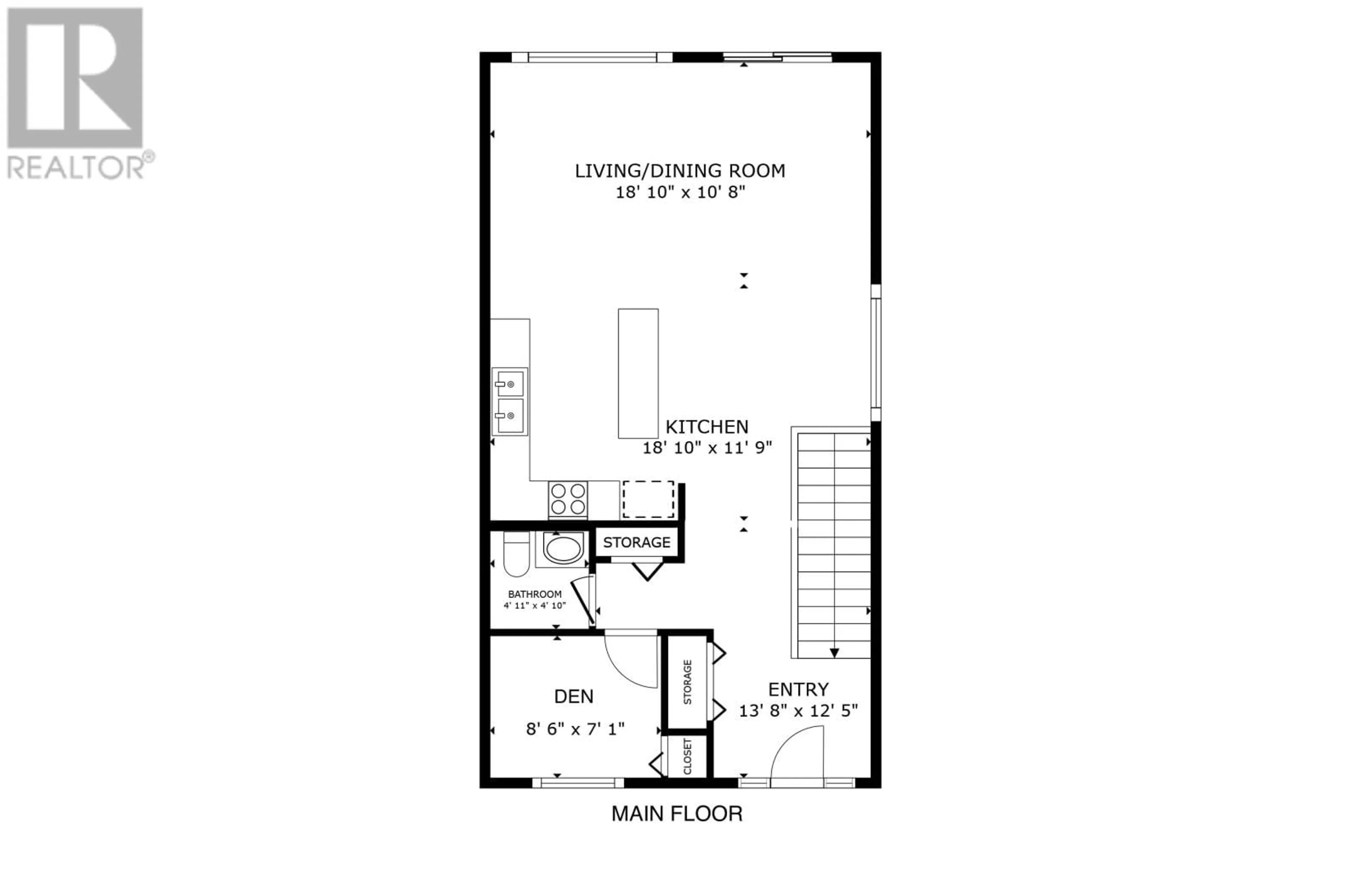 Floor plan for 8332 87 AVENUE, Fort St. John British Columbia V1J0K8