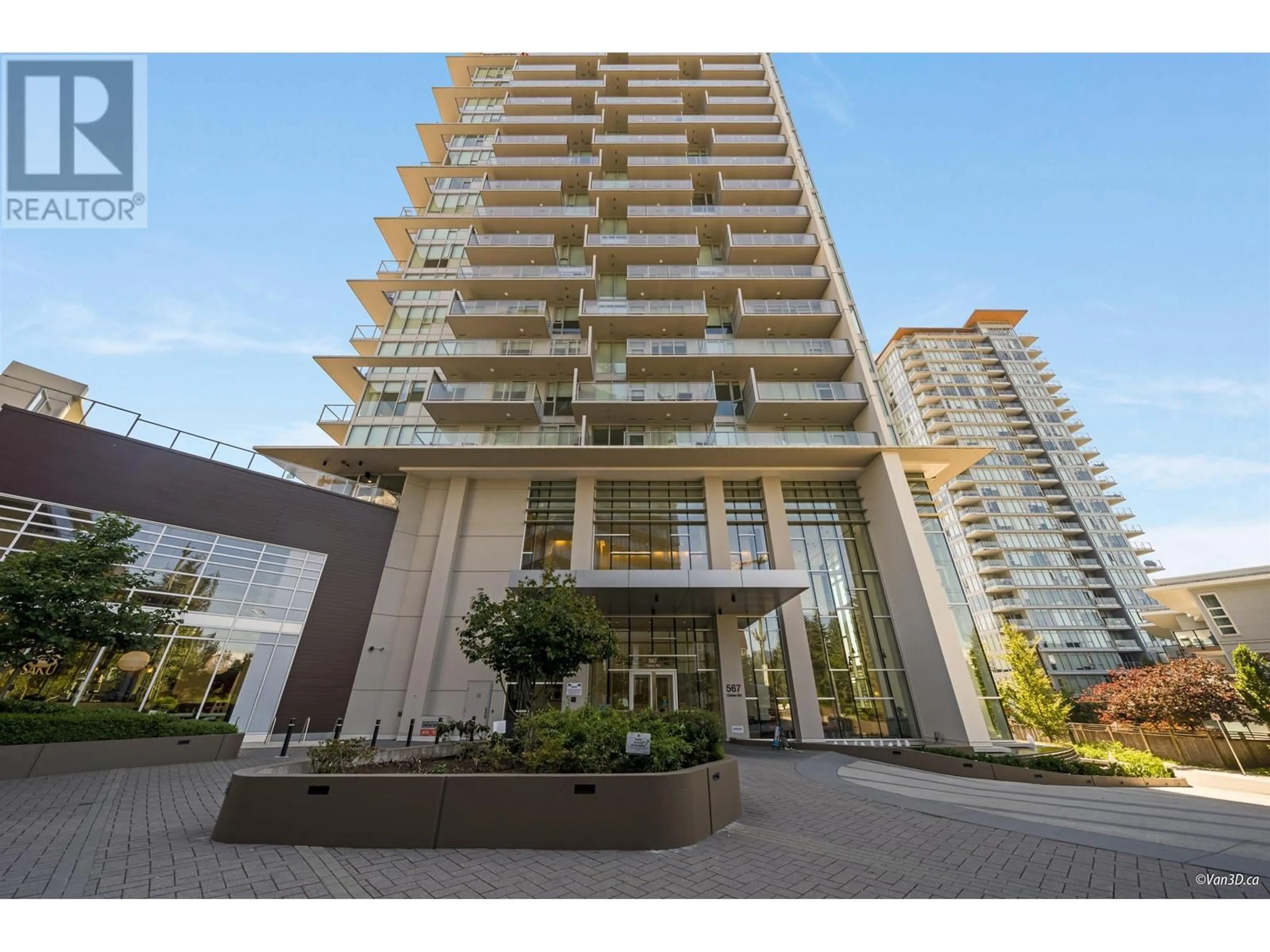 A pic from exterior of the house or condo for 2405 567 CLARKE ROAD, Coquitlam British Columbia V3J0K7