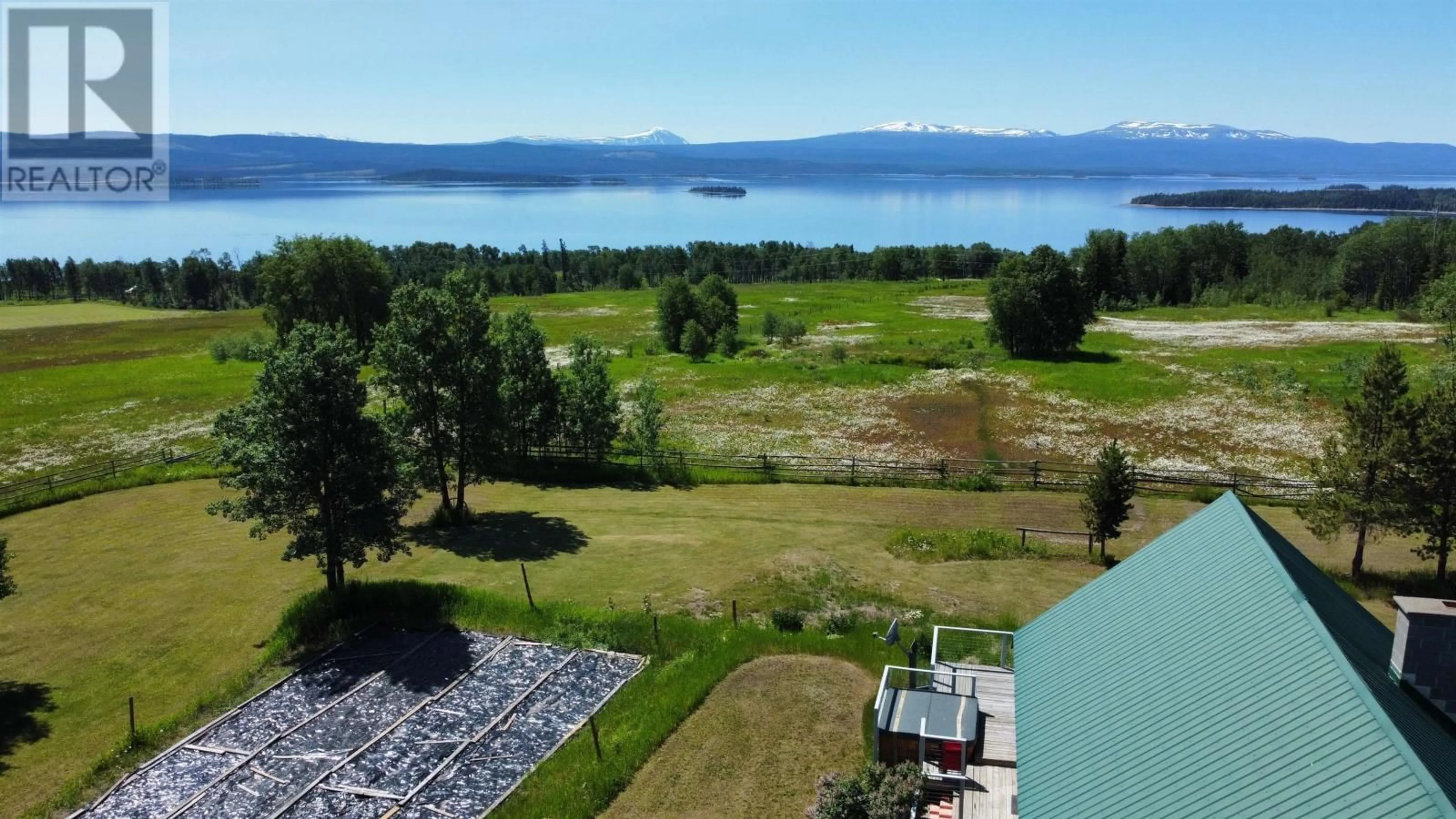 A pic from outside/outdoor area/front of a property/back of a property/a pic from drone, unknown for 58502 OOTSA HILL ROAD, Burns Lake British Columbia V0J1E4