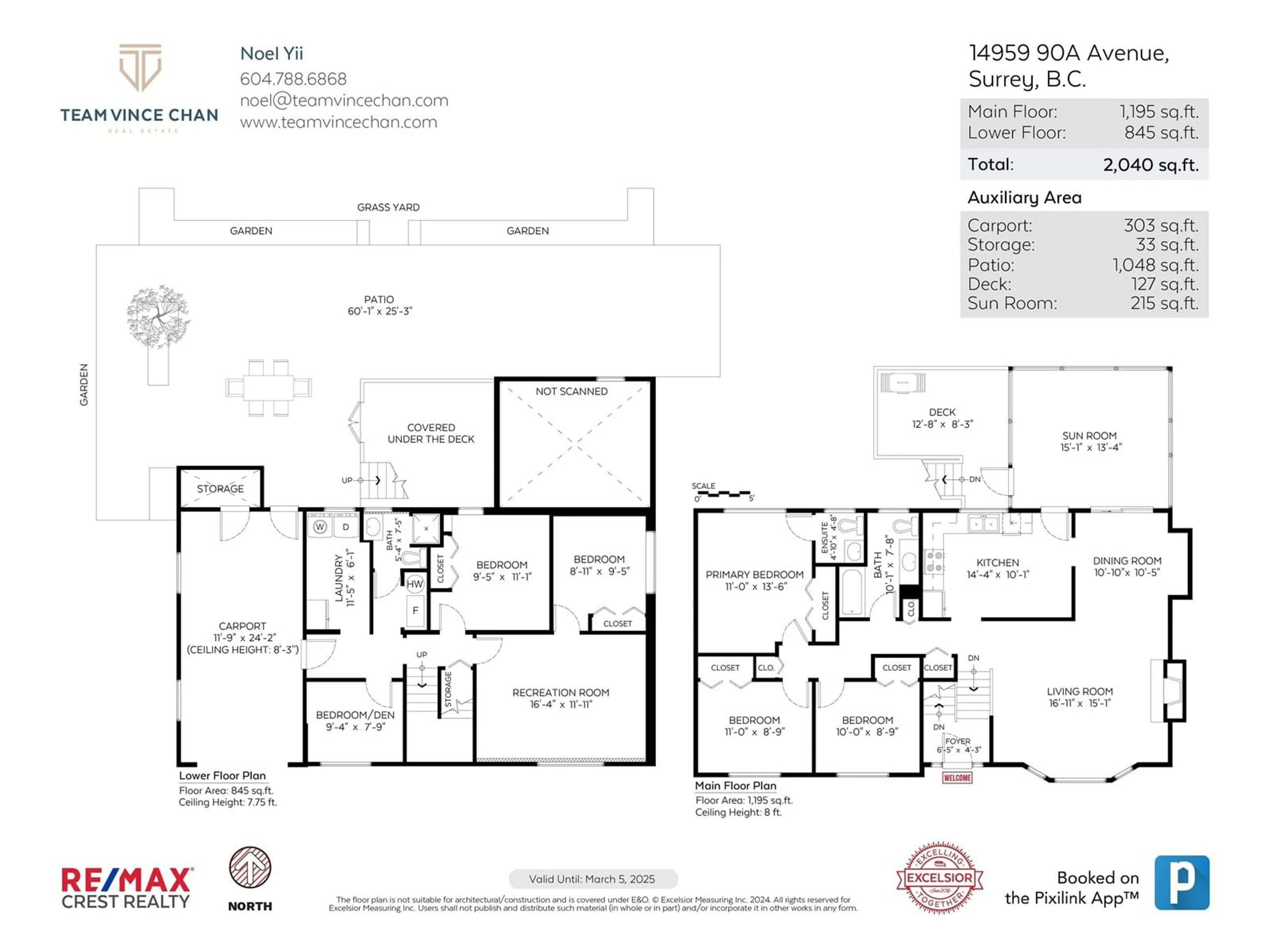 Floor plan for 14959 90A AVENUE, Surrey British Columbia V3R1B3