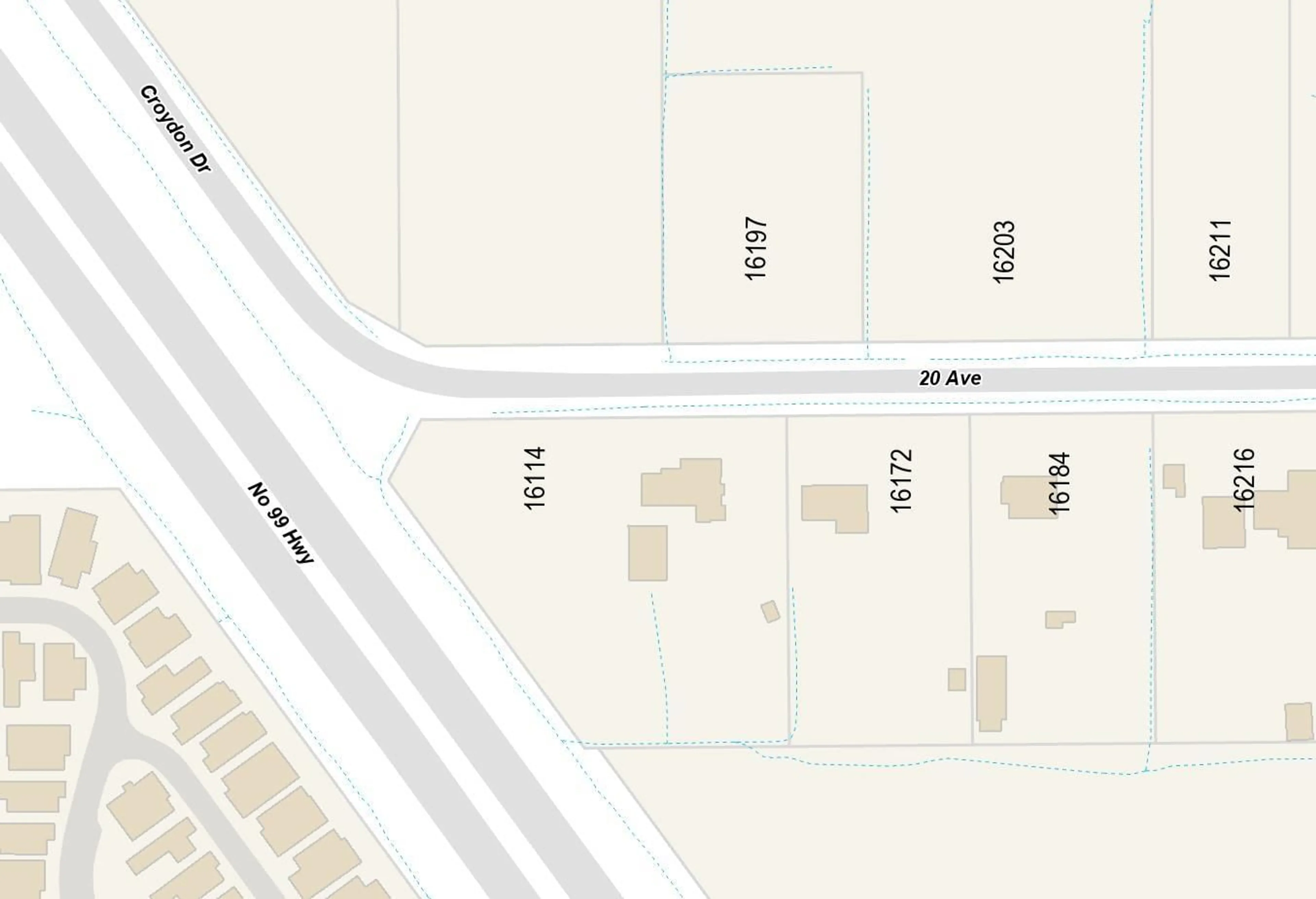 Picture of a map for 16172 20, Surrey British Columbia V3Z9M8