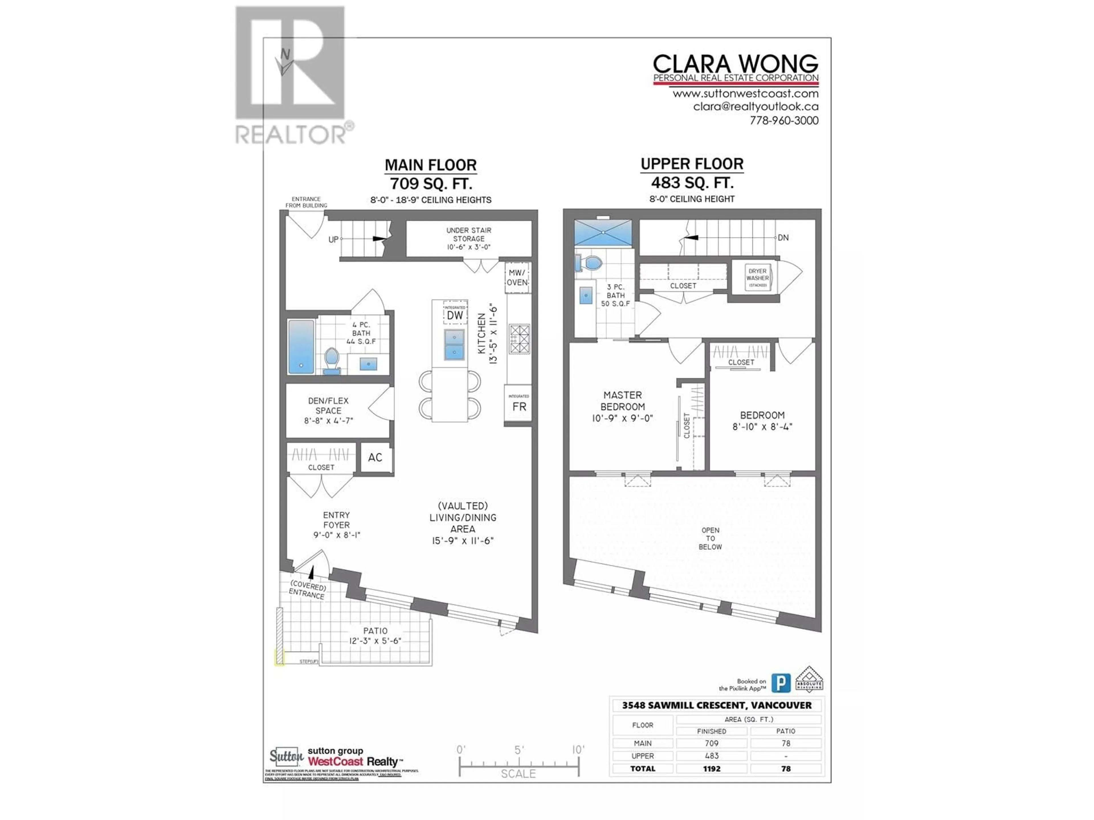 Floor plan for 3548 SAWMILL CRESCENT, Vancouver British Columbia V5S0J8