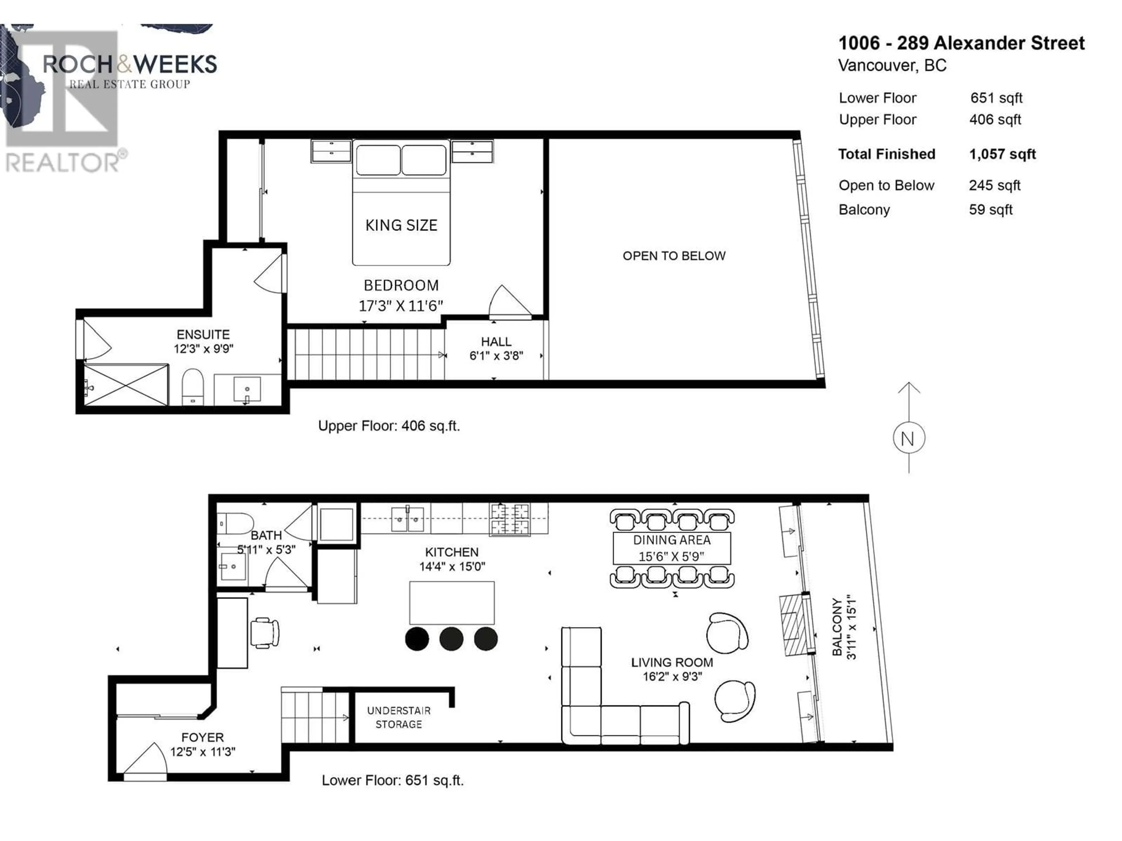 Floor plan for 1006 289 ALEXANDER STREET, Vancouver British Columbia V6A4H6