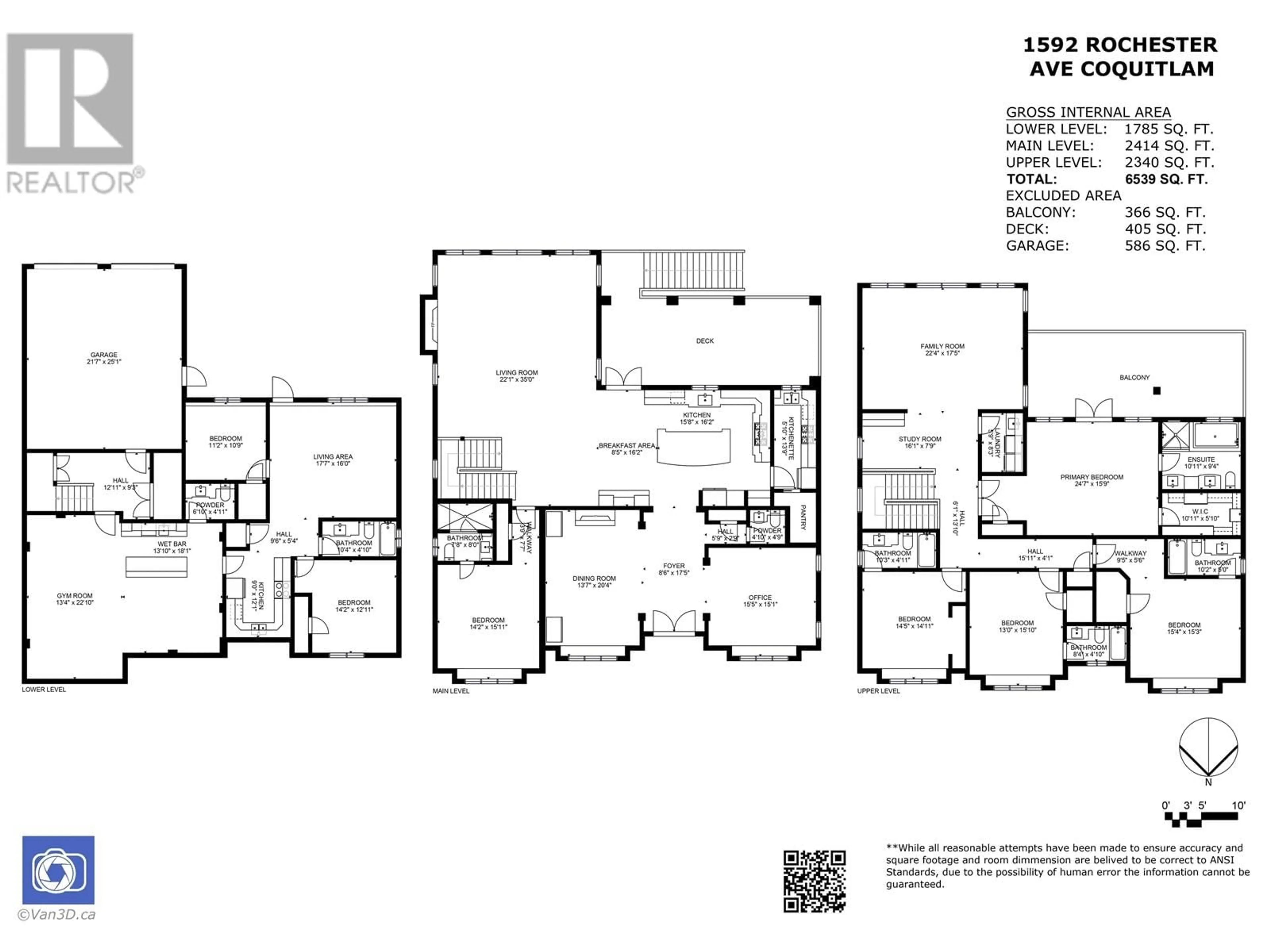 Floor plan for 1592 ROCHESTER AVENUE, Coquitlam British Columbia V3K2X8