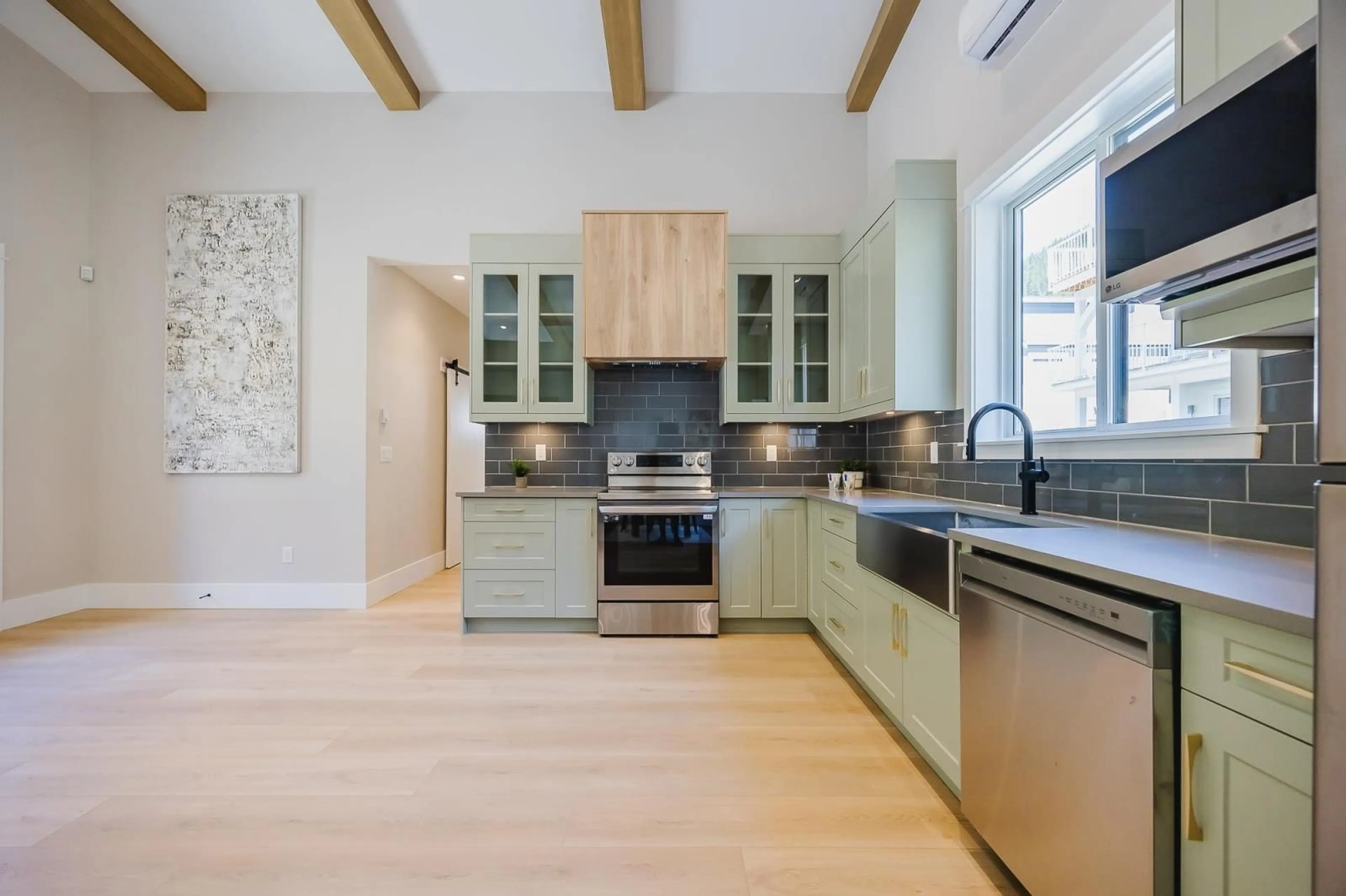 Contemporary kitchen, ceramic/tile floor for HG184 - 71384 GROVE PLACE, Sunshine Valley British Columbia V0X1L5