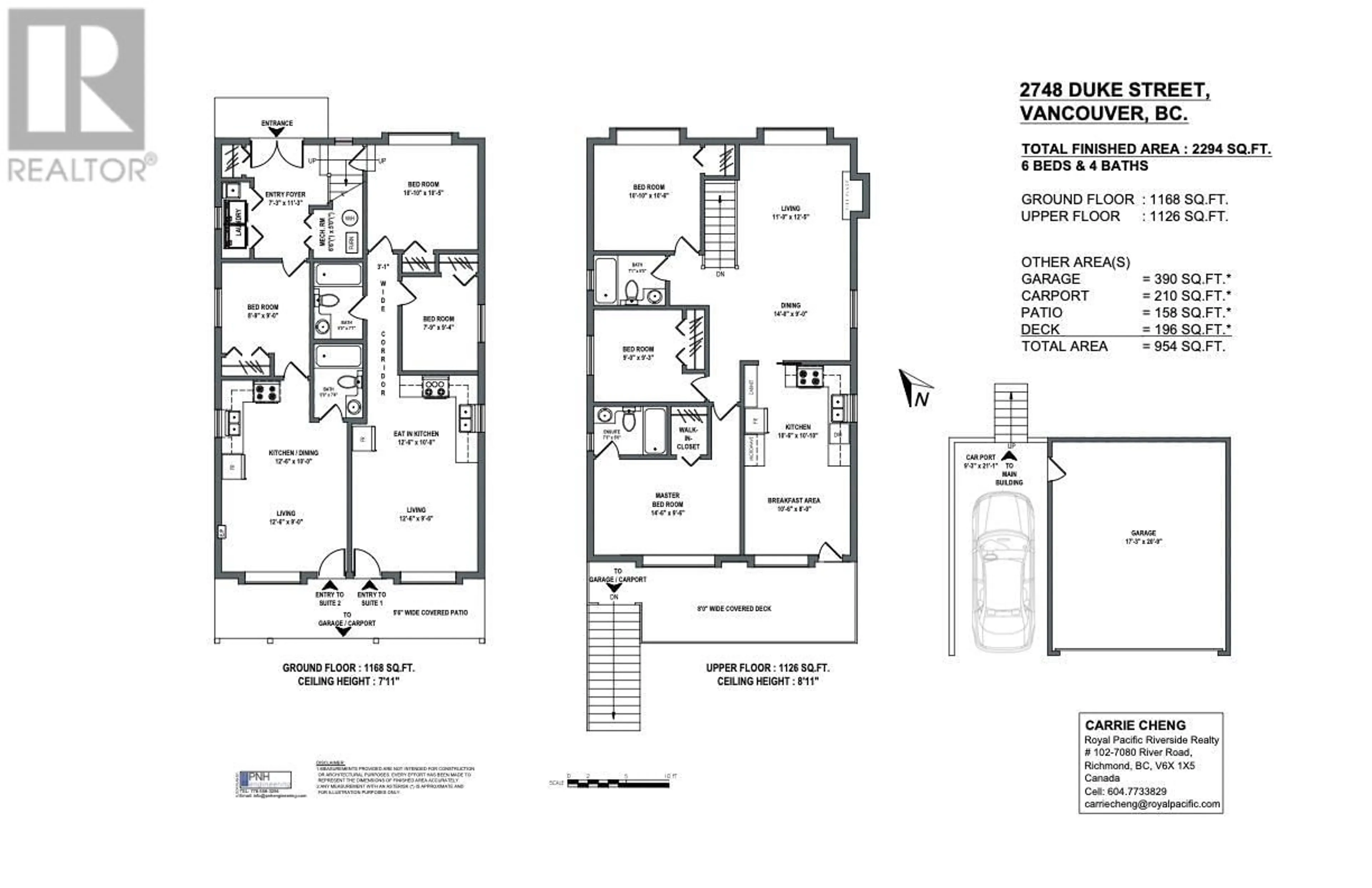 Floor plan for 2748 DUKE STREET, Vancouver British Columbia V5R4S9