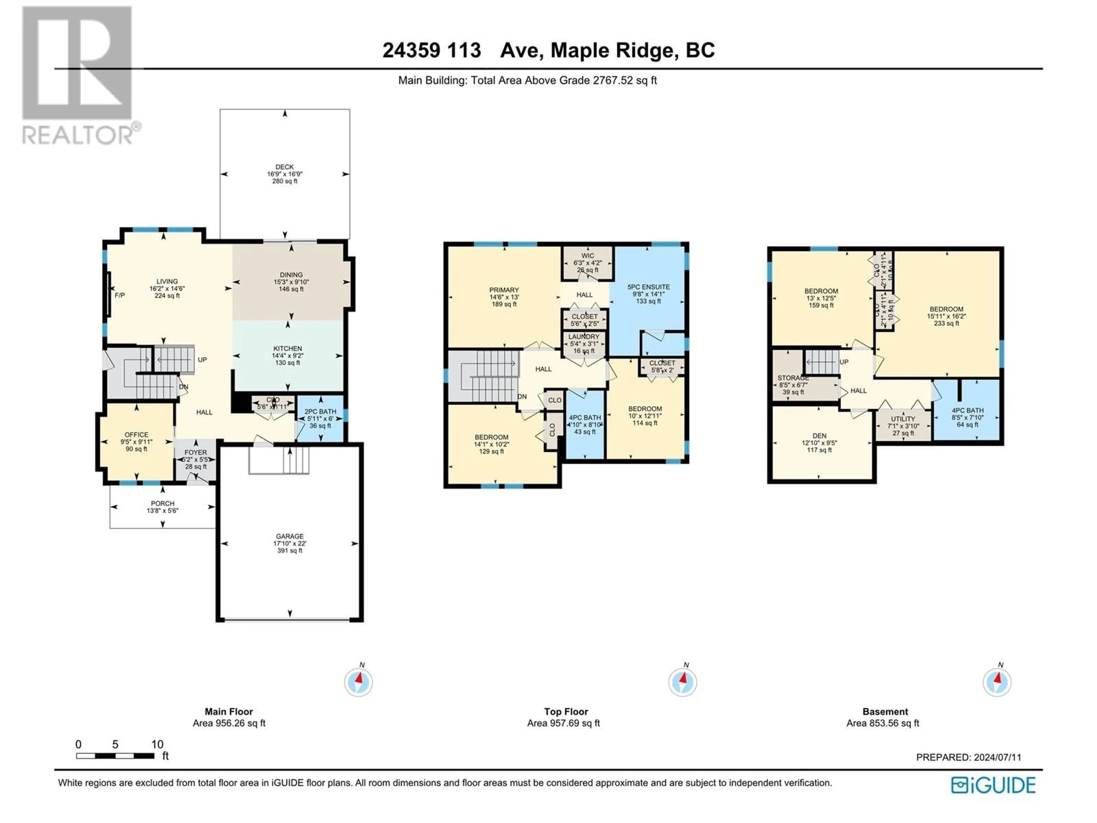 Floor plan for 24359 113 AVENUE, Maple Ridge British Columbia V2W1H5