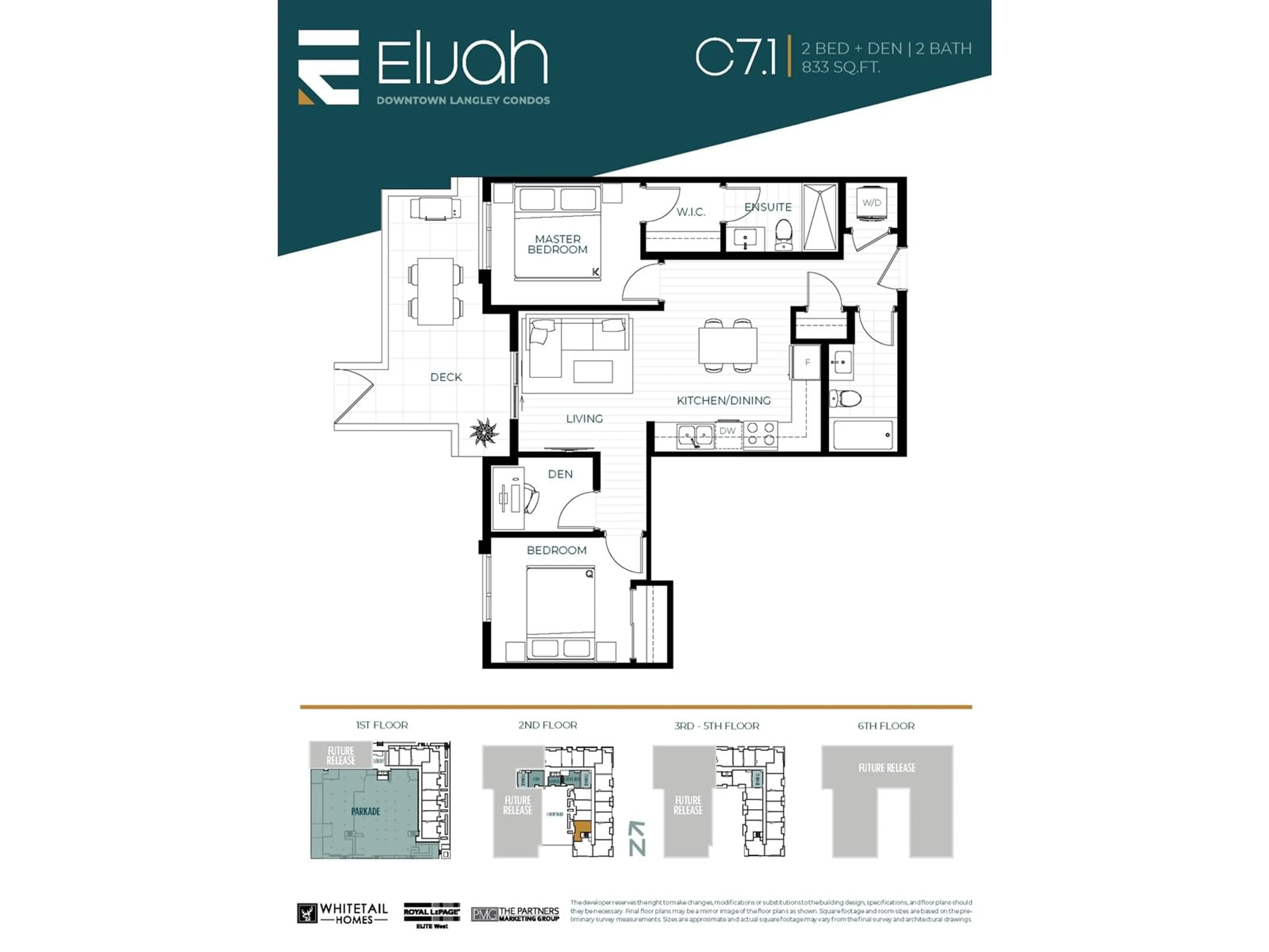 Floor plan for 232 20644 EASTLEIGH CRESCENT, Langley British Columbia V0V0V0