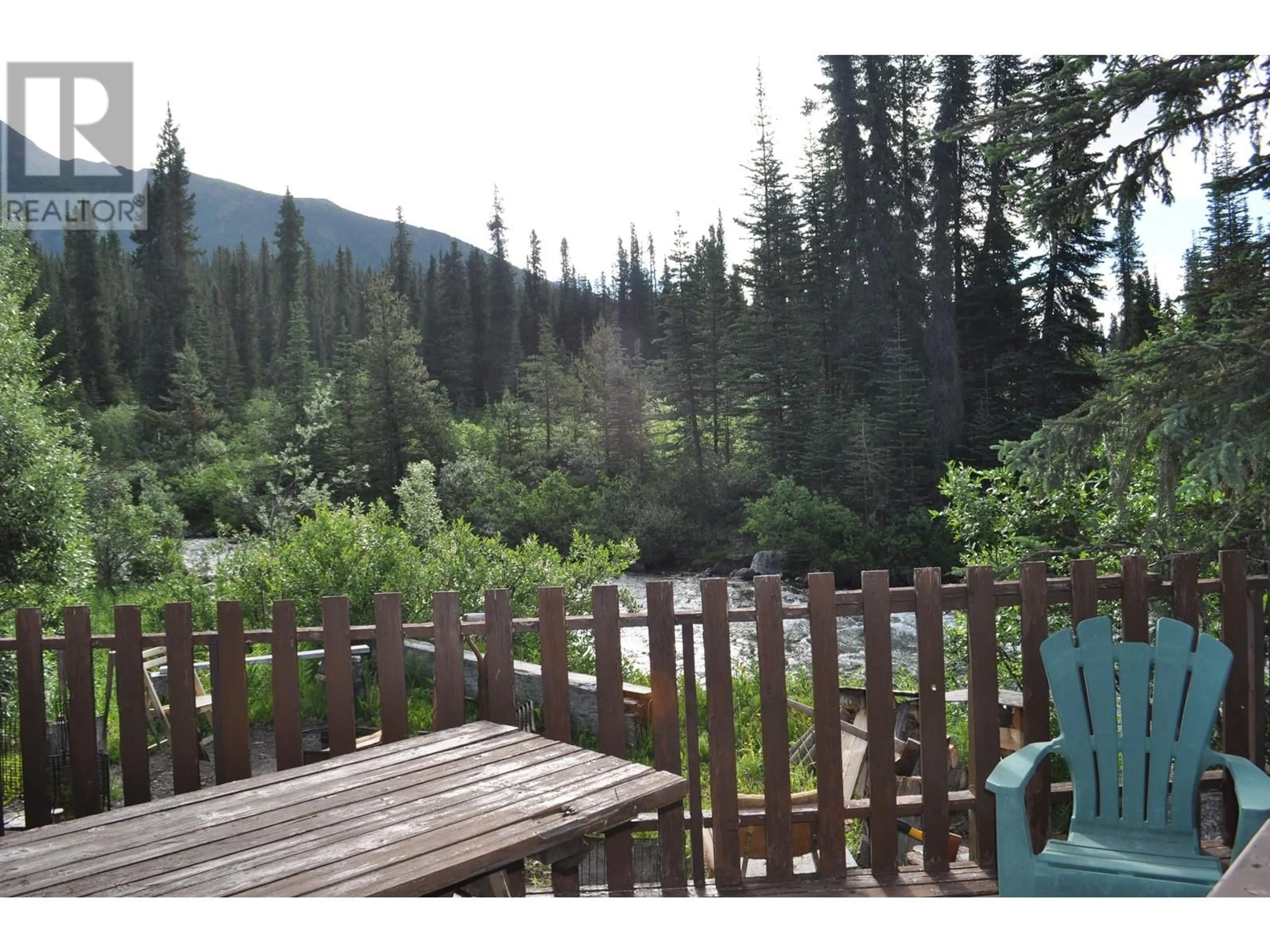 Patio, forest/trees view for DL - 6349 CASSIAR ROAD, Cassiar British Columbia V0C1E0
