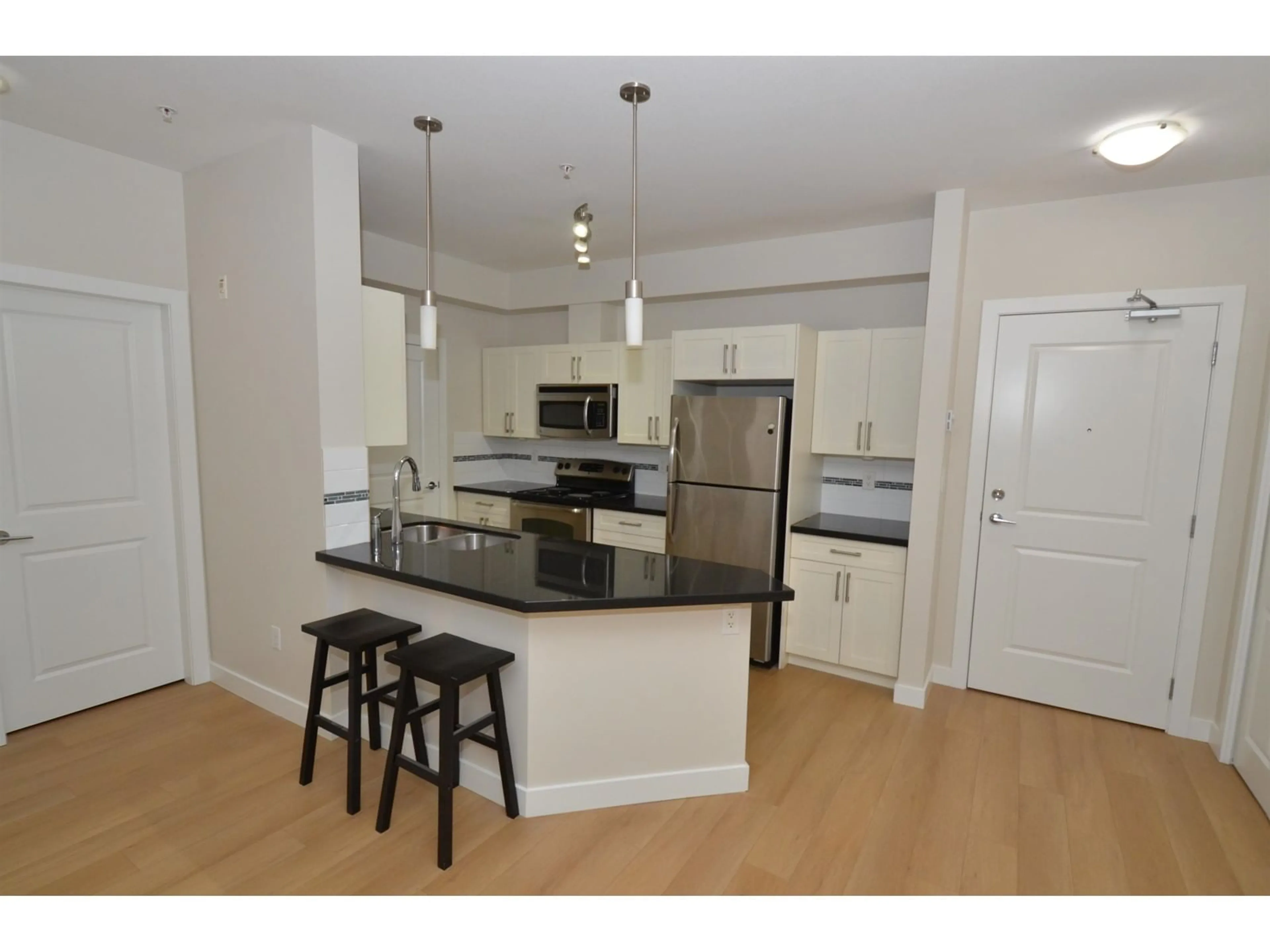 Open concept kitchen for 105 33898 PINE STREET, Abbotsford British Columbia V2S2P3