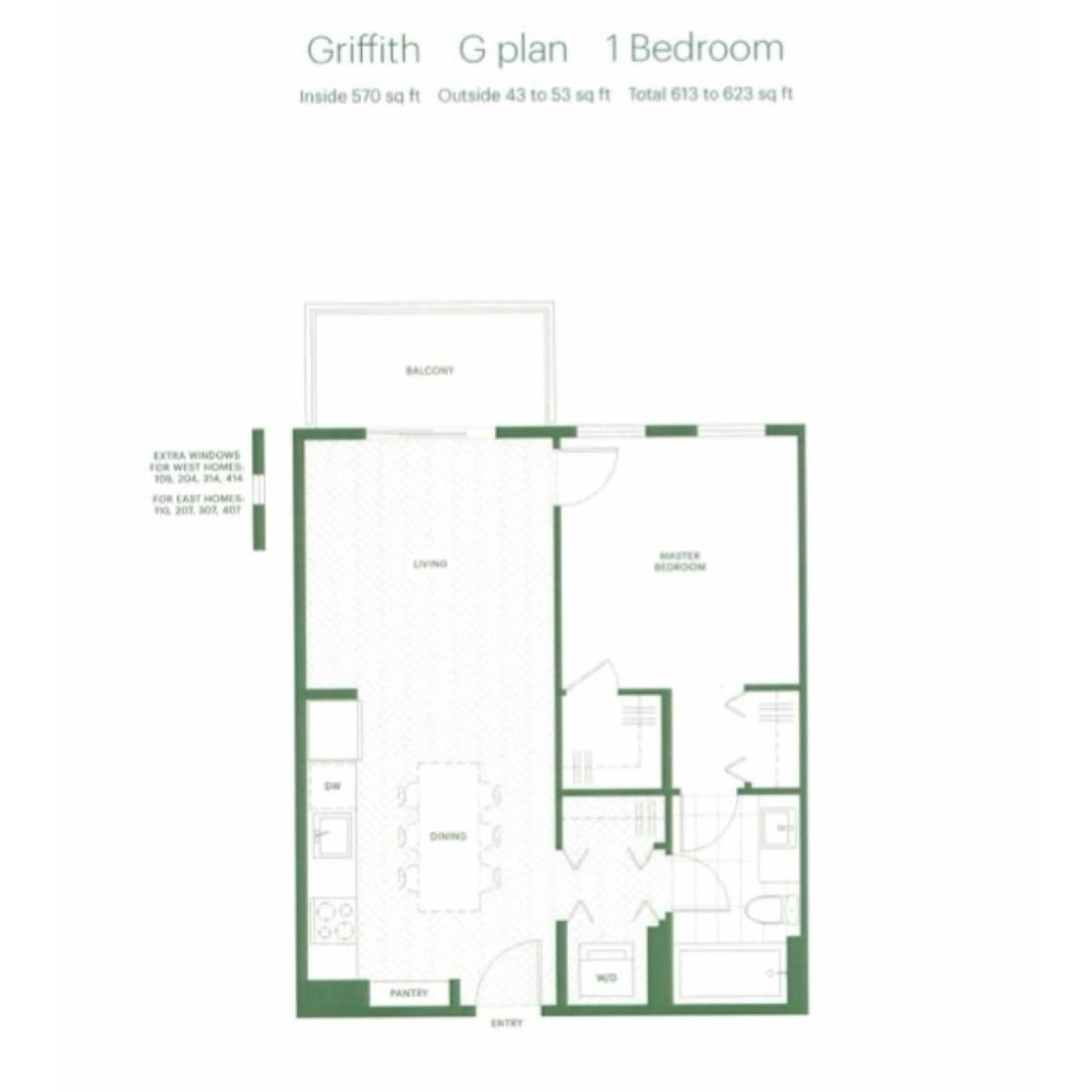 Floor plan for 407 13929 105 BOULEVARD, Surrey British Columbia V3T0R5