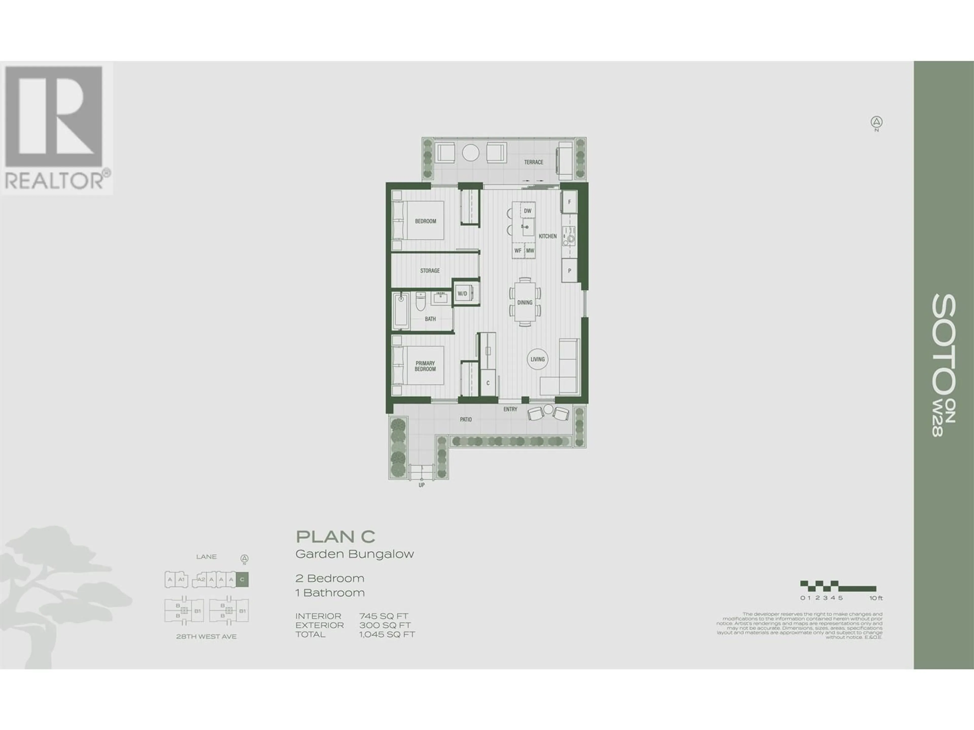 Floor plan for 104 539 W 28TH AVENUE, Vancouver British Columbia V5Z2H2