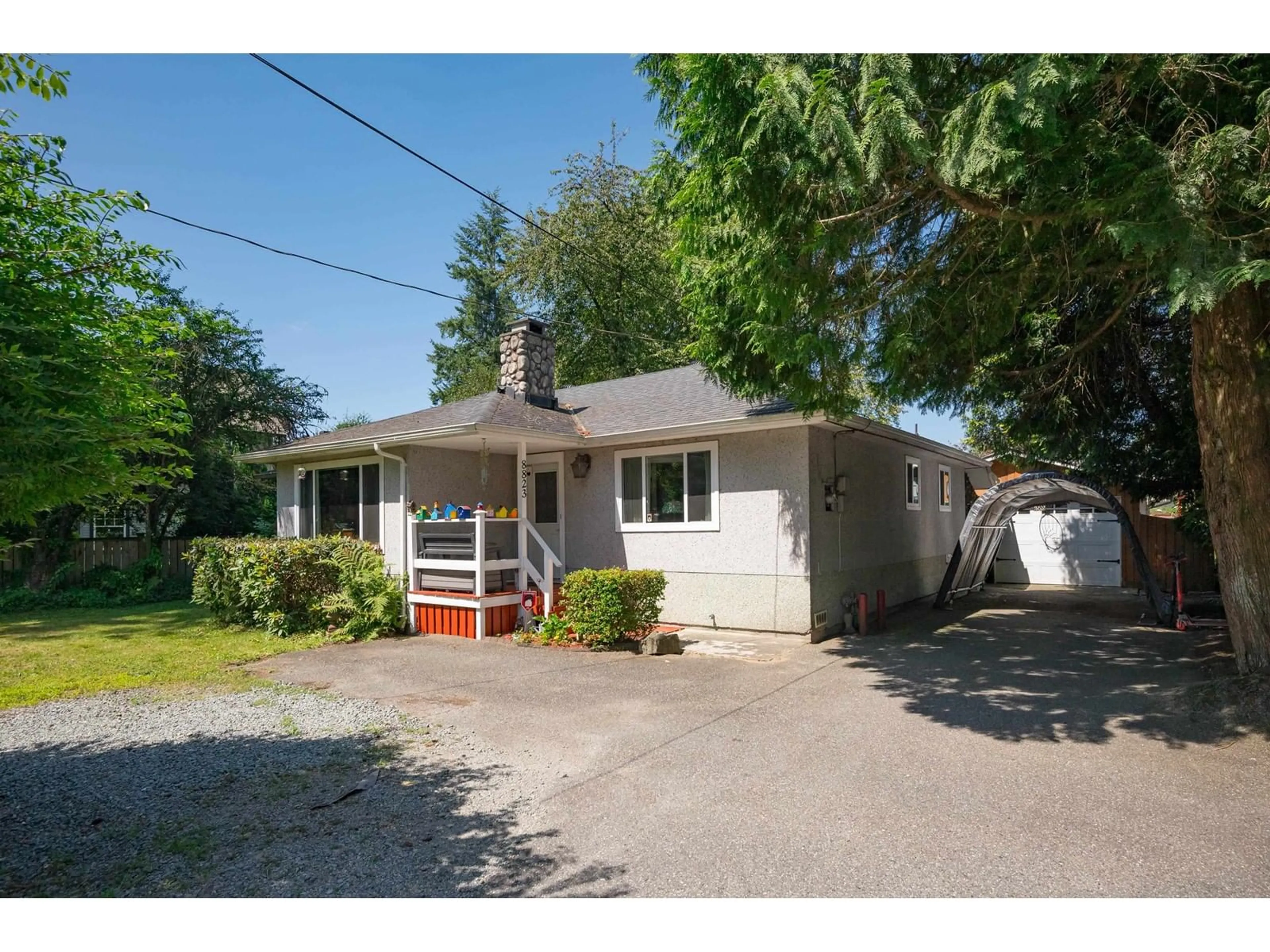 Frontside or backside of a home for 8823 GLOVER ROAD, Langley British Columbia V1M1A0