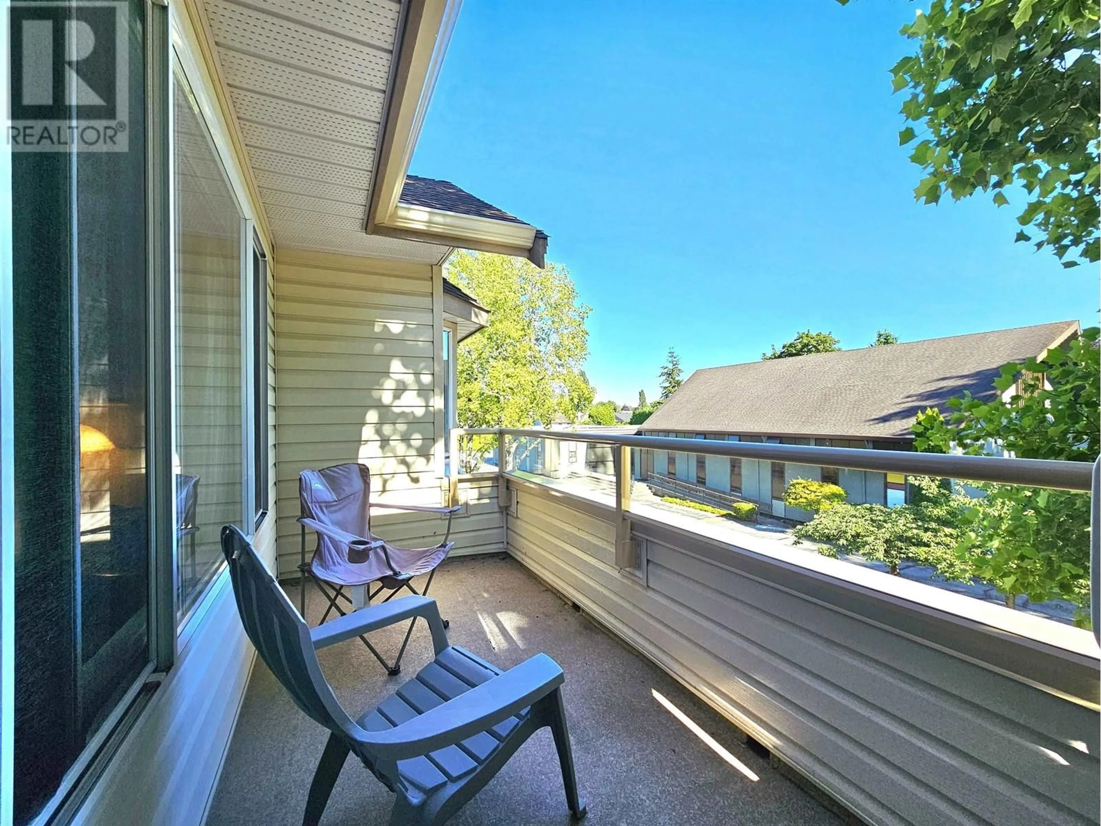 Balcony in the apartment for 204 9260 NO. 2 ROAD, Richmond British Columbia V7E2C8