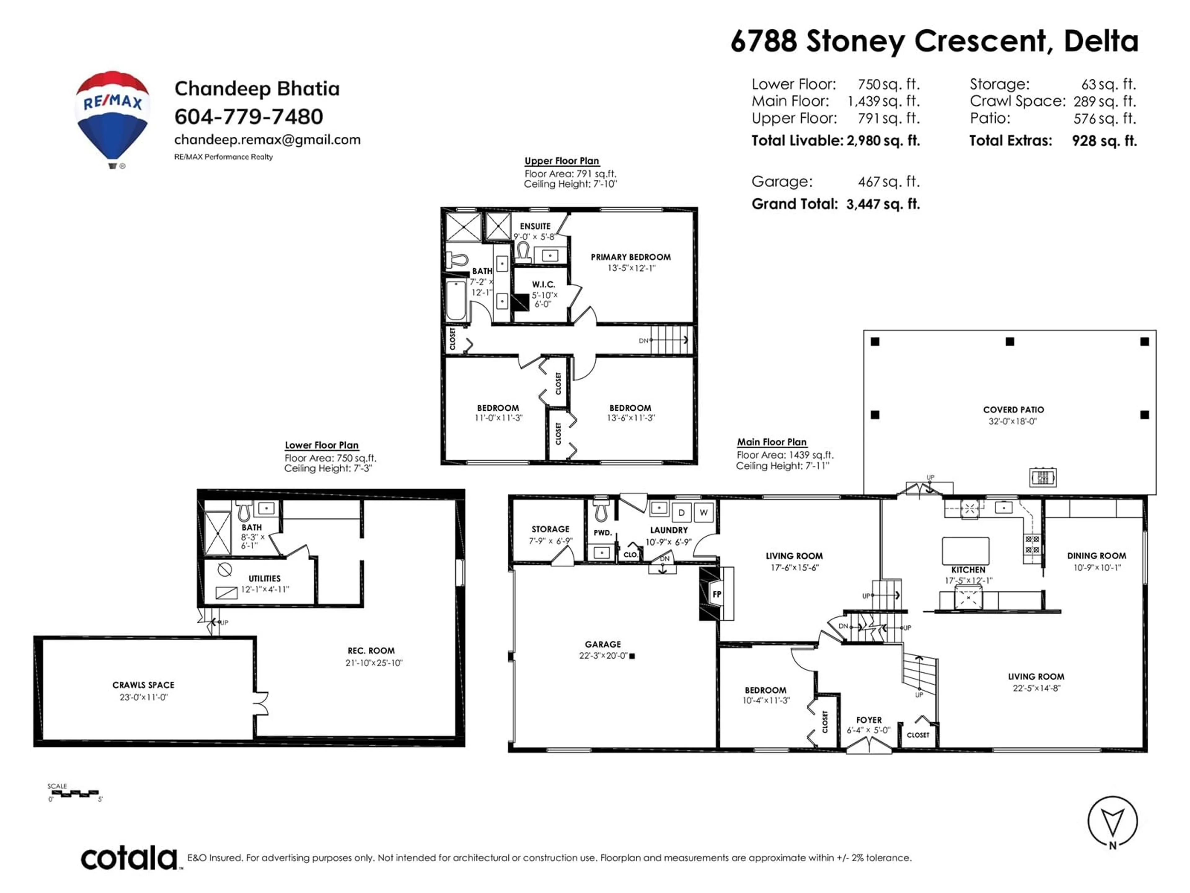 Floor plan for 6788 STONEY CRESCENT, Delta British Columbia V4E1L2