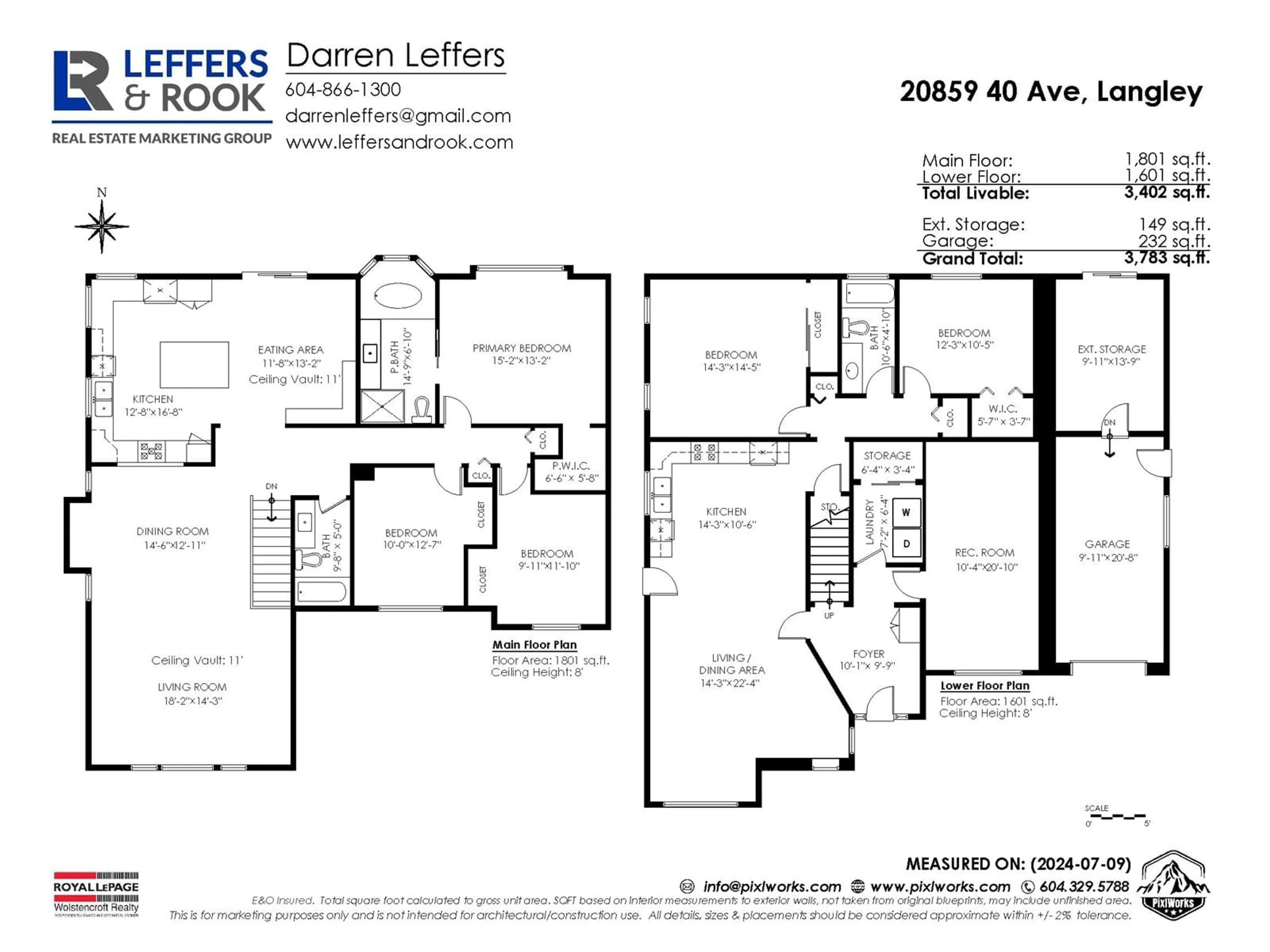 Floor plan for 20859 40 AVENUE, Langley British Columbia V3A8N9