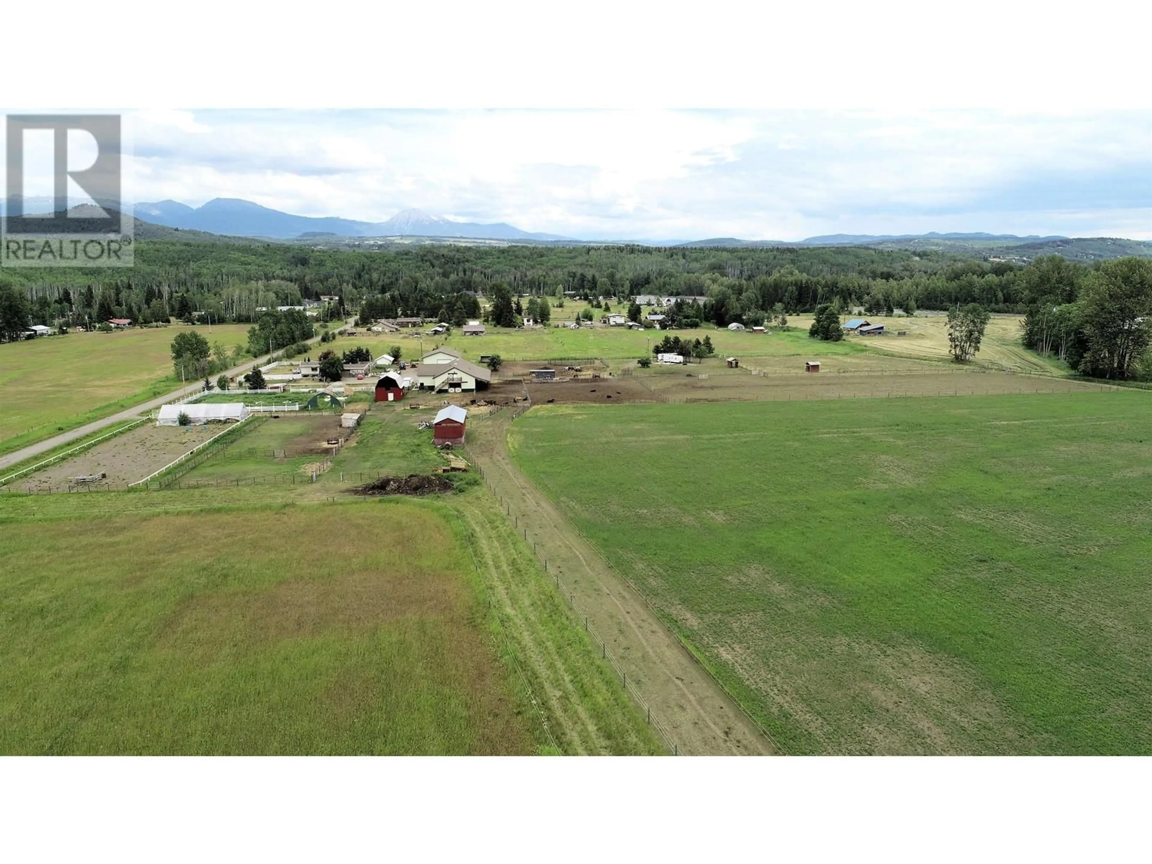 A pic from outside/outdoor area/front of a property/back of a property/a pic from drone, mountain view for 2805 DOHLER ROAD, Smithers British Columbia V0J2N4