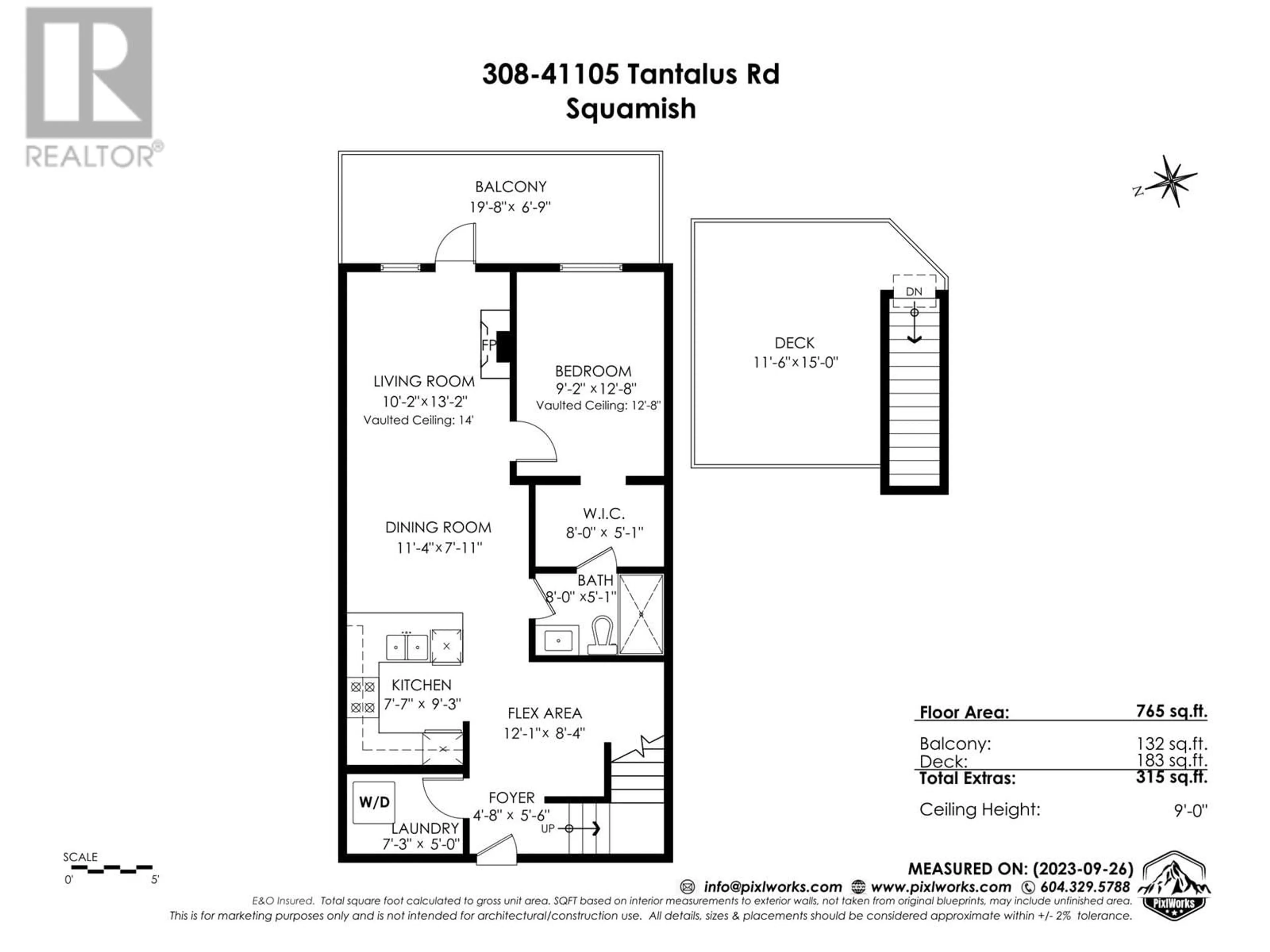 Floor plan for 308 41105 TANTALUS ROAD, Squamish British Columbia V8B0N3